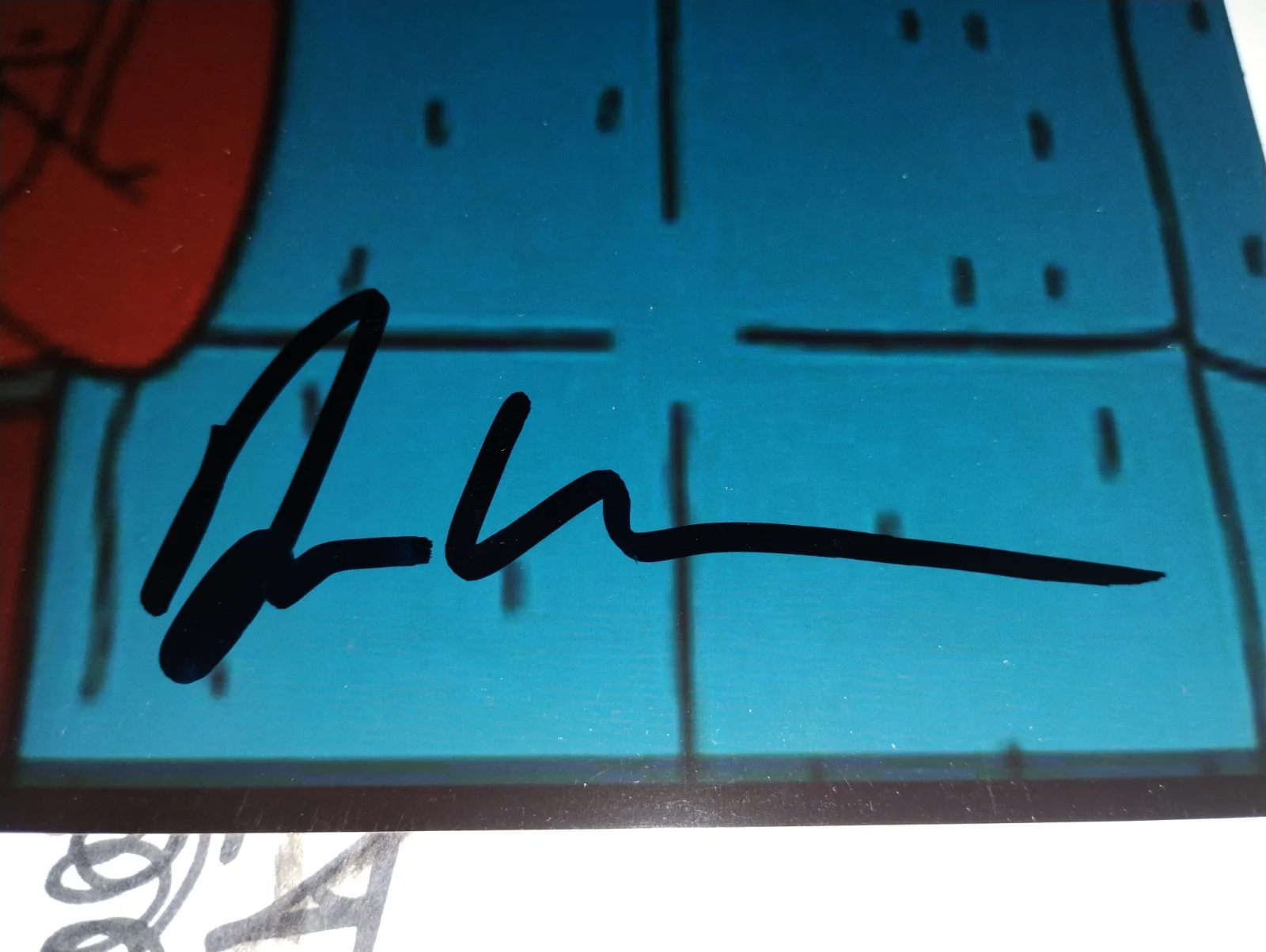 David Byrne — THE SIMPSONS TALKING HEADS ICON LEGEND DAVID BYRNE SIGNED AUTOGRAPHED 8X10 PHOTO, image 2