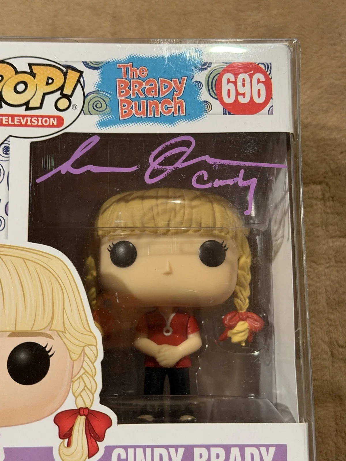 Susan Olsen — Susan Olsen Signed Funko Pop Brady Bunch Cindy JSA COA Autograph Authentic 2, image 2