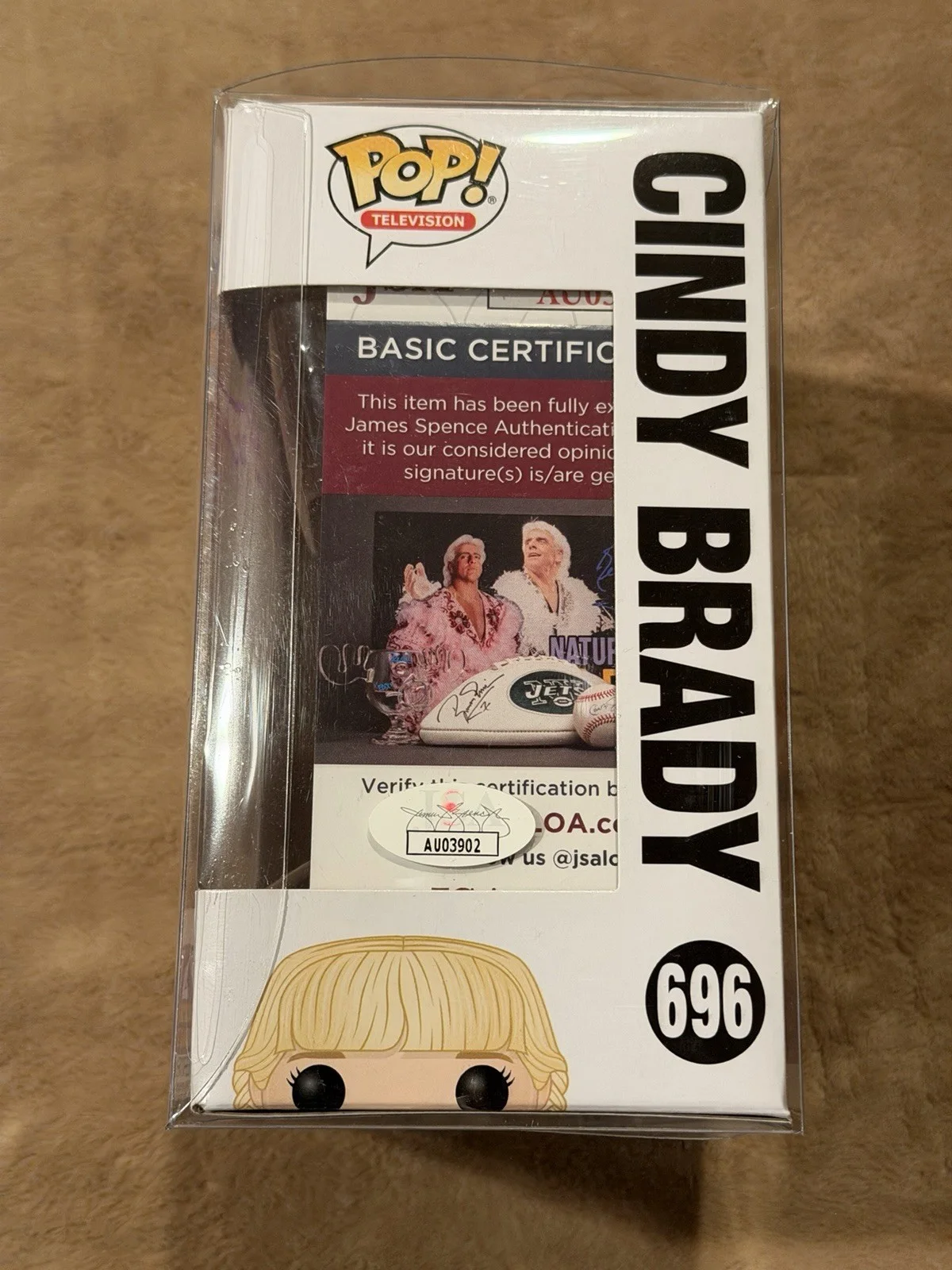 Susan Olsen — Susan Olsen Signed Funko Pop Brady Bunch Cindy JSA COA Autograph Authentic 2, image 3
