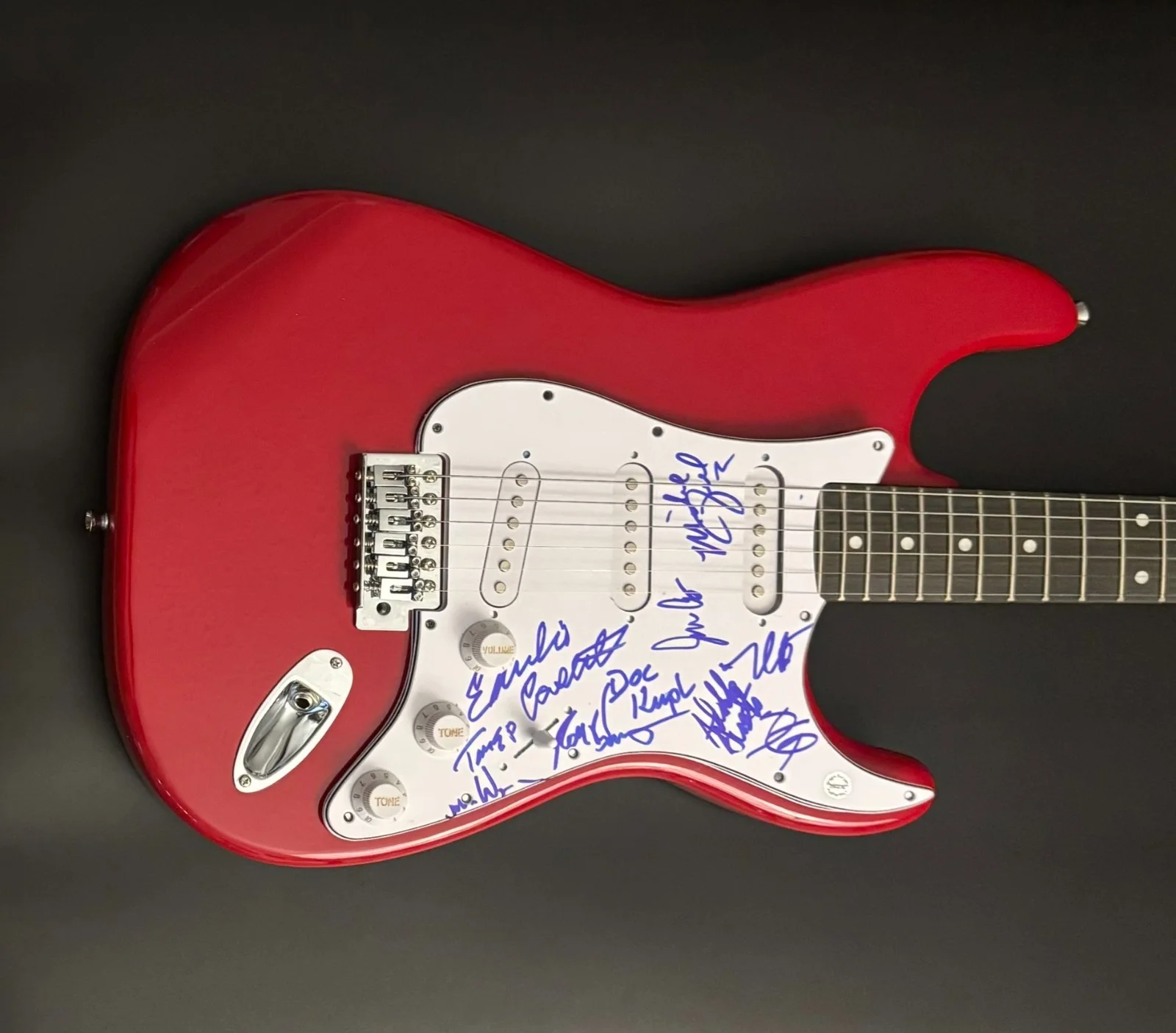 GFA Funk Full x10 Band * TOWER OF POWER * Signed Electric Guitar PROOF COA, изображение 2