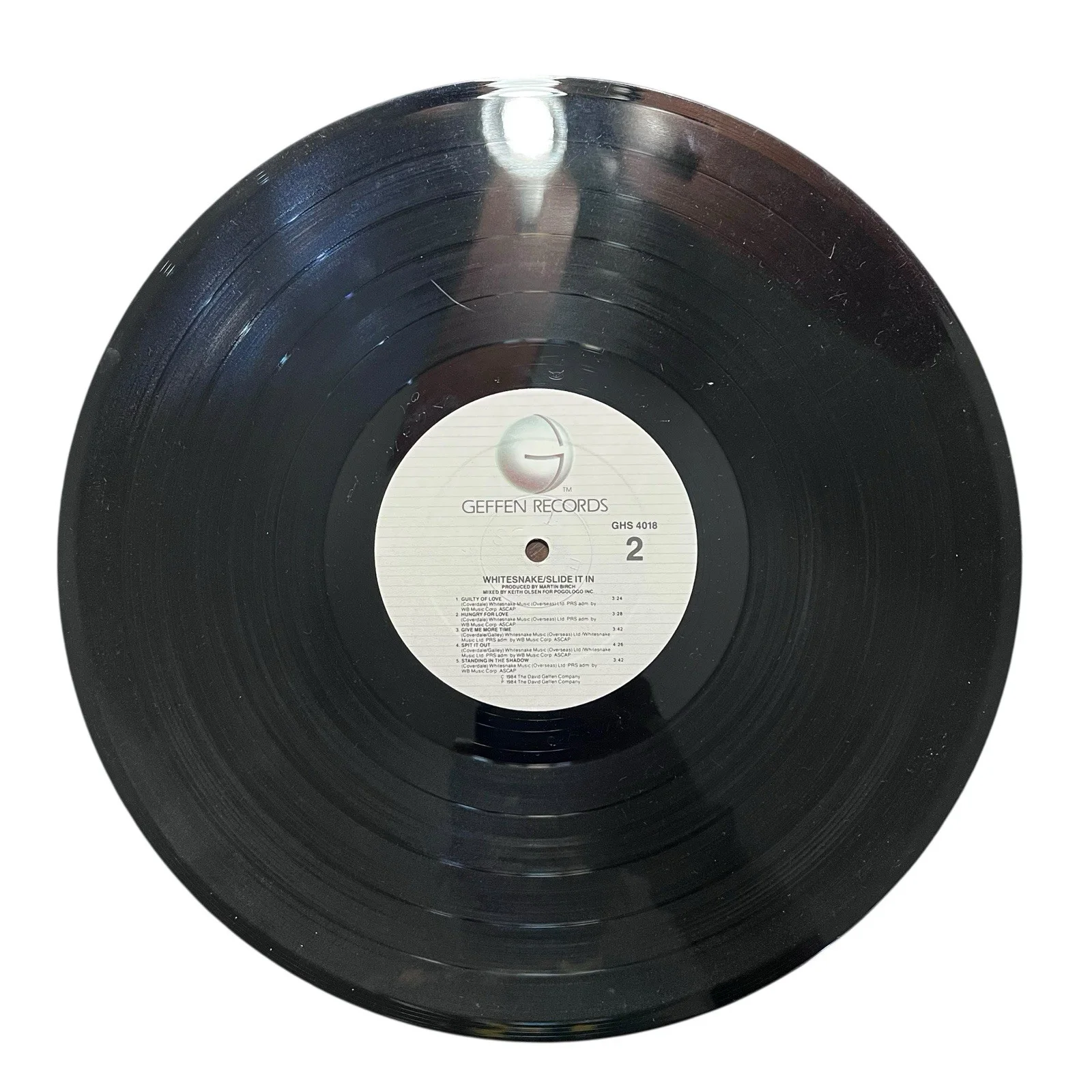 David Coverdale Signed Autographed Whitesnake Slide It In Vinyl Album, image 5