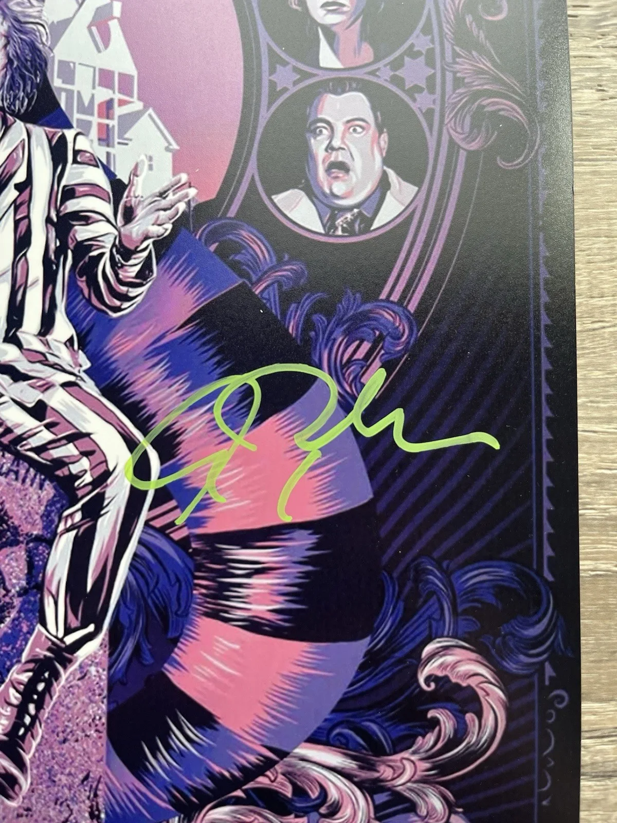 Alec Baldwin — Alec Baldwin Signed Beetlejuice 11x17 Photo JSA COA Adam Maitland Horror Auto, изображение 5