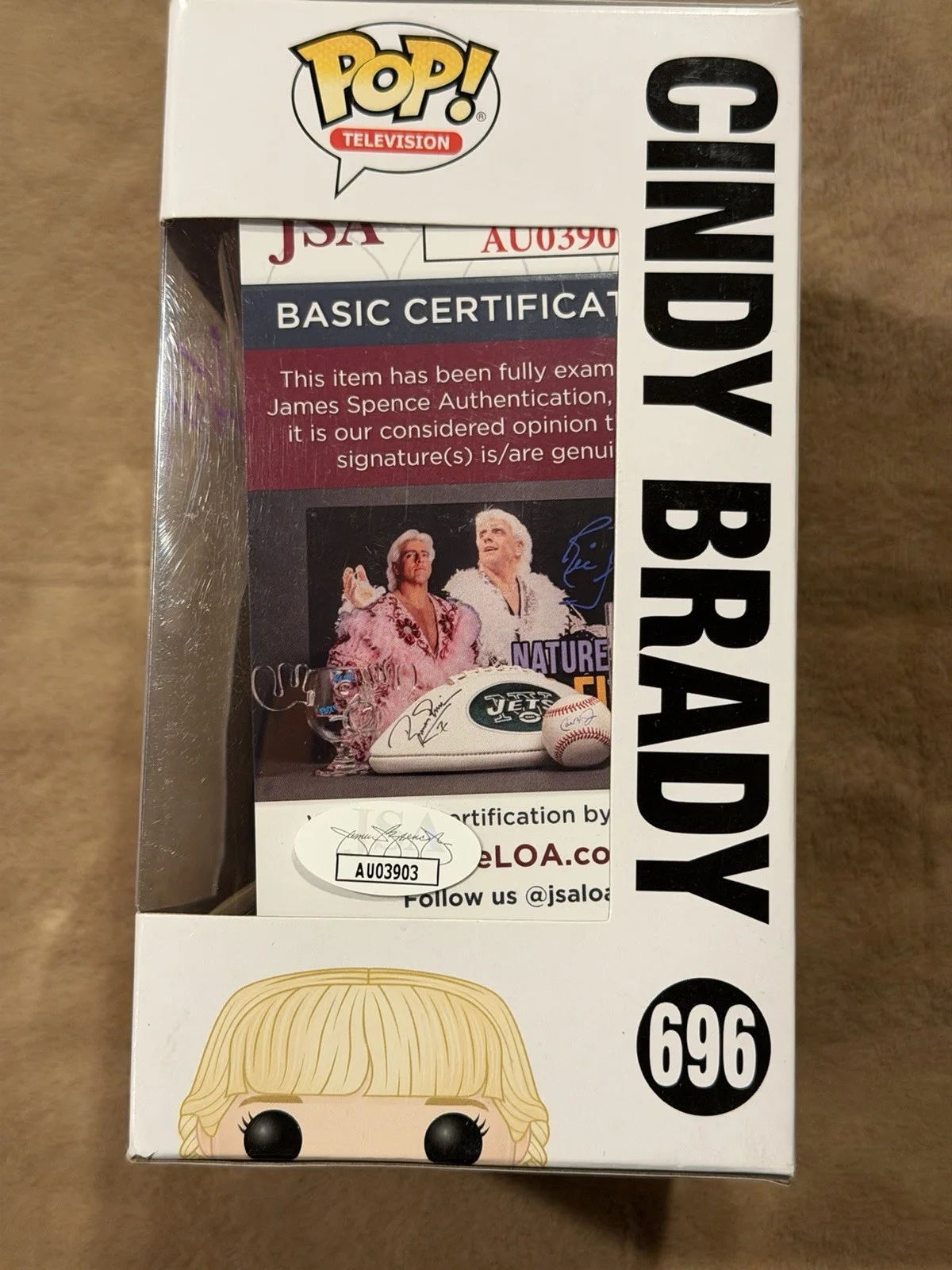 Susan Olsen — Susan Olsen Signed Funko Pop Brady Bunch Cindy JSA COA Autograph Authentic, image 3