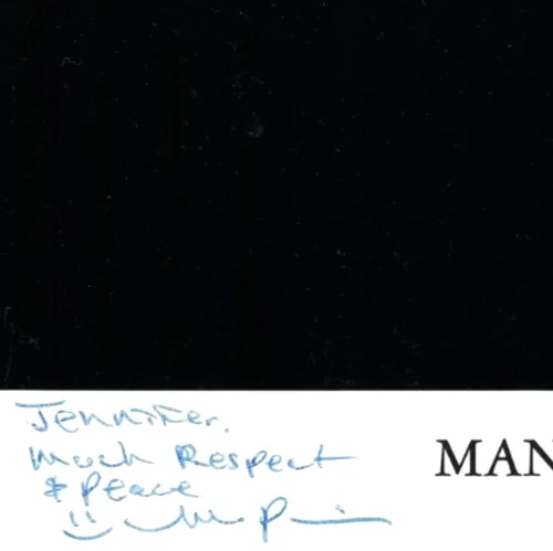 Manny Perez — MANNY PEREZ Autographed 8X10 FREE SHIPPING! Law & Order Sound Of Freedom Bella, изображение 2