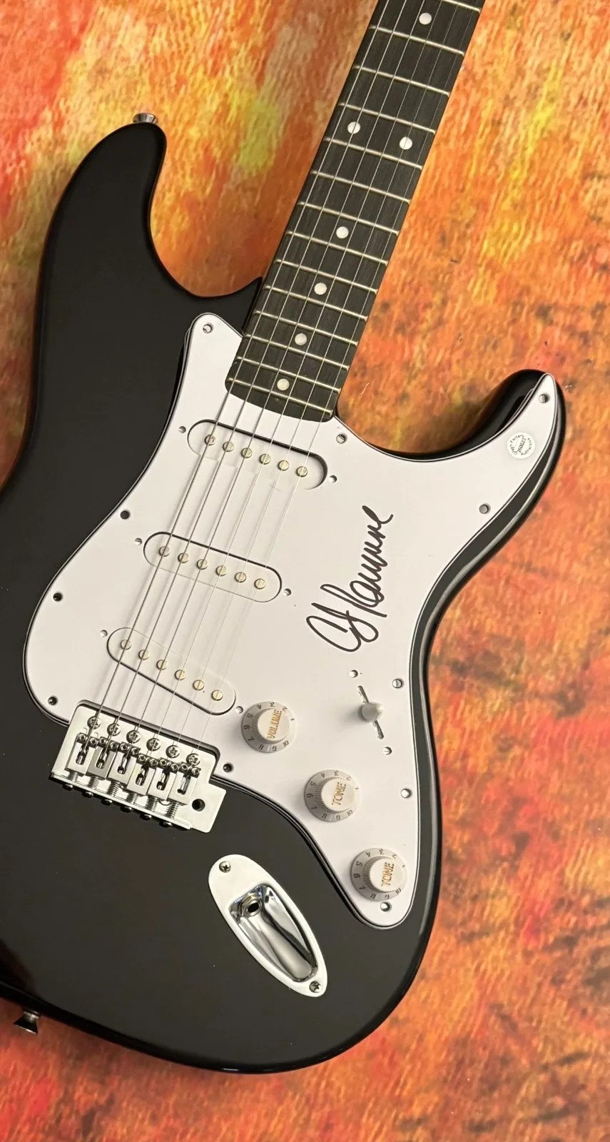 GFA The Ramones Bassist * C.J. RAMONE * Signed Electric Guitar AD1 COA, image 3