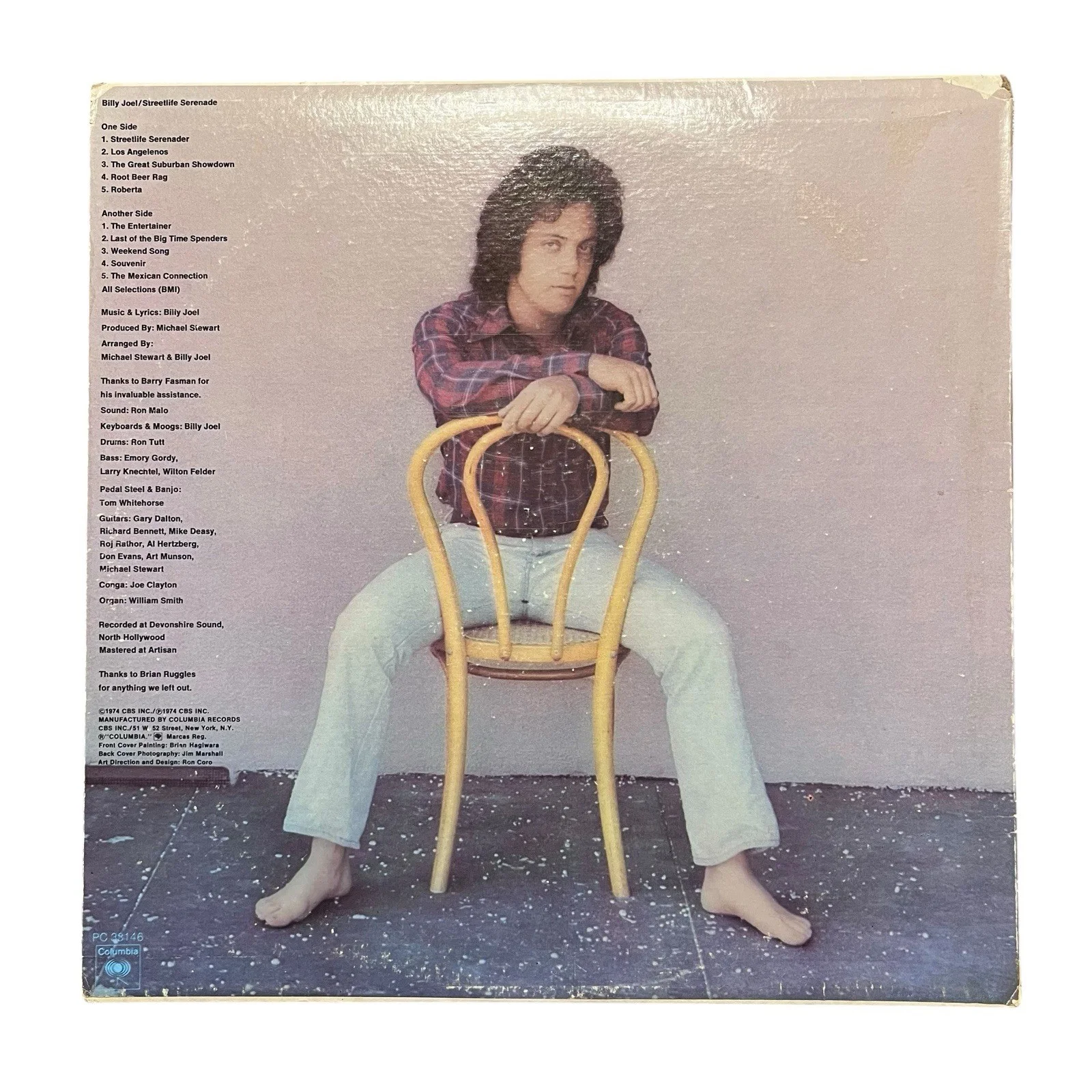 Billy Joel Signed Autograph Streetlife Serenade Vinyl Album Piano Man, изображение 3