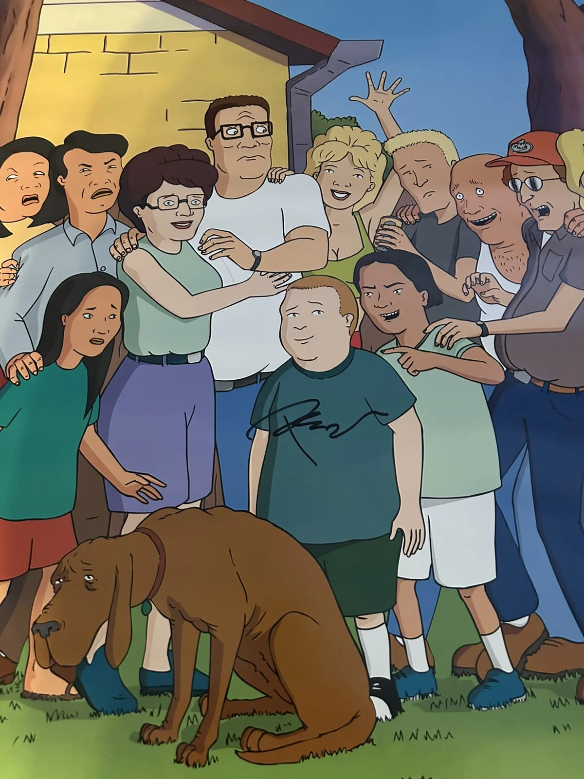 Pamela Adlon — RARE Collectible King of the Hill Poster Signed By Pamela Adlon, изображение 2