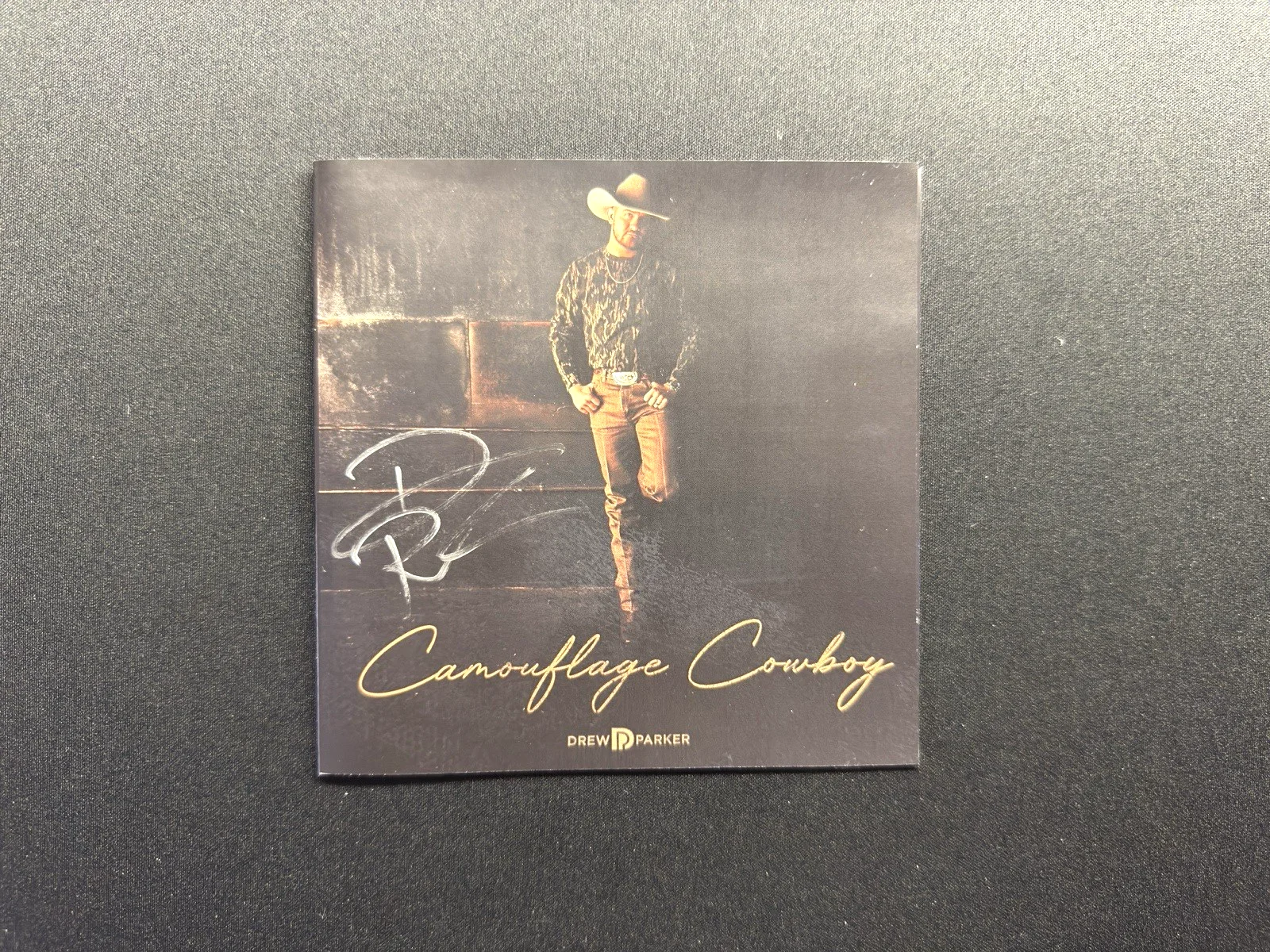DREW PARKER Signed CD Autograph Camouflage Cowboy Autographed, image 2