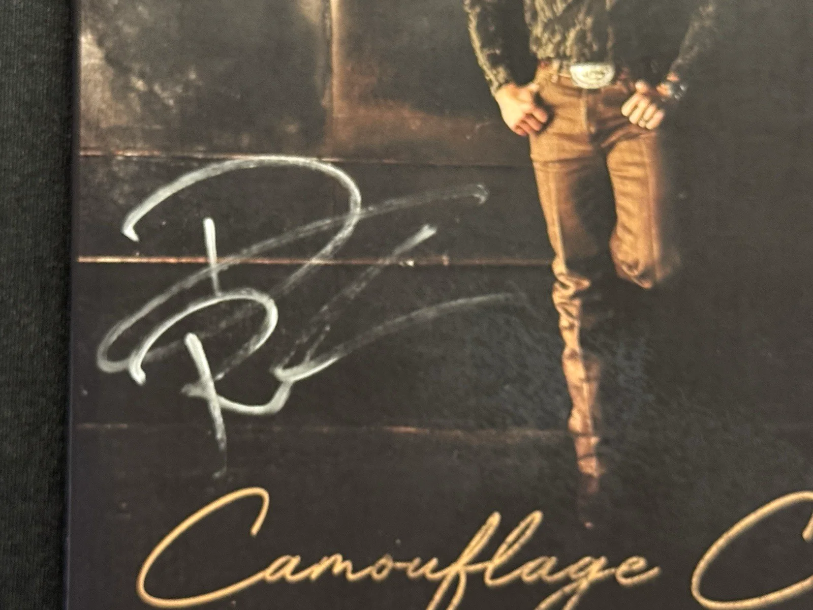 DREW PARKER Signed CD Autograph Camouflage Cowboy Autographed, image 3
