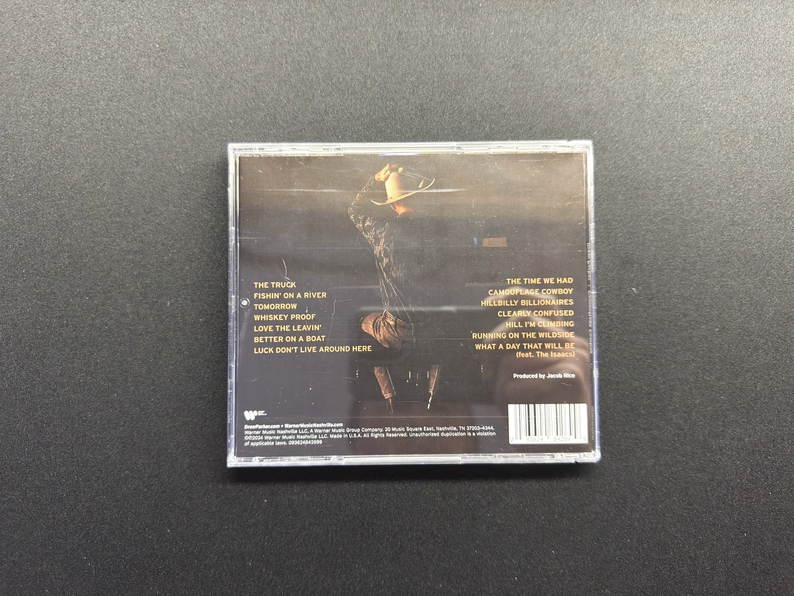 DREW PARKER Signed CD Autograph Camouflage Cowboy Autographed, image 4