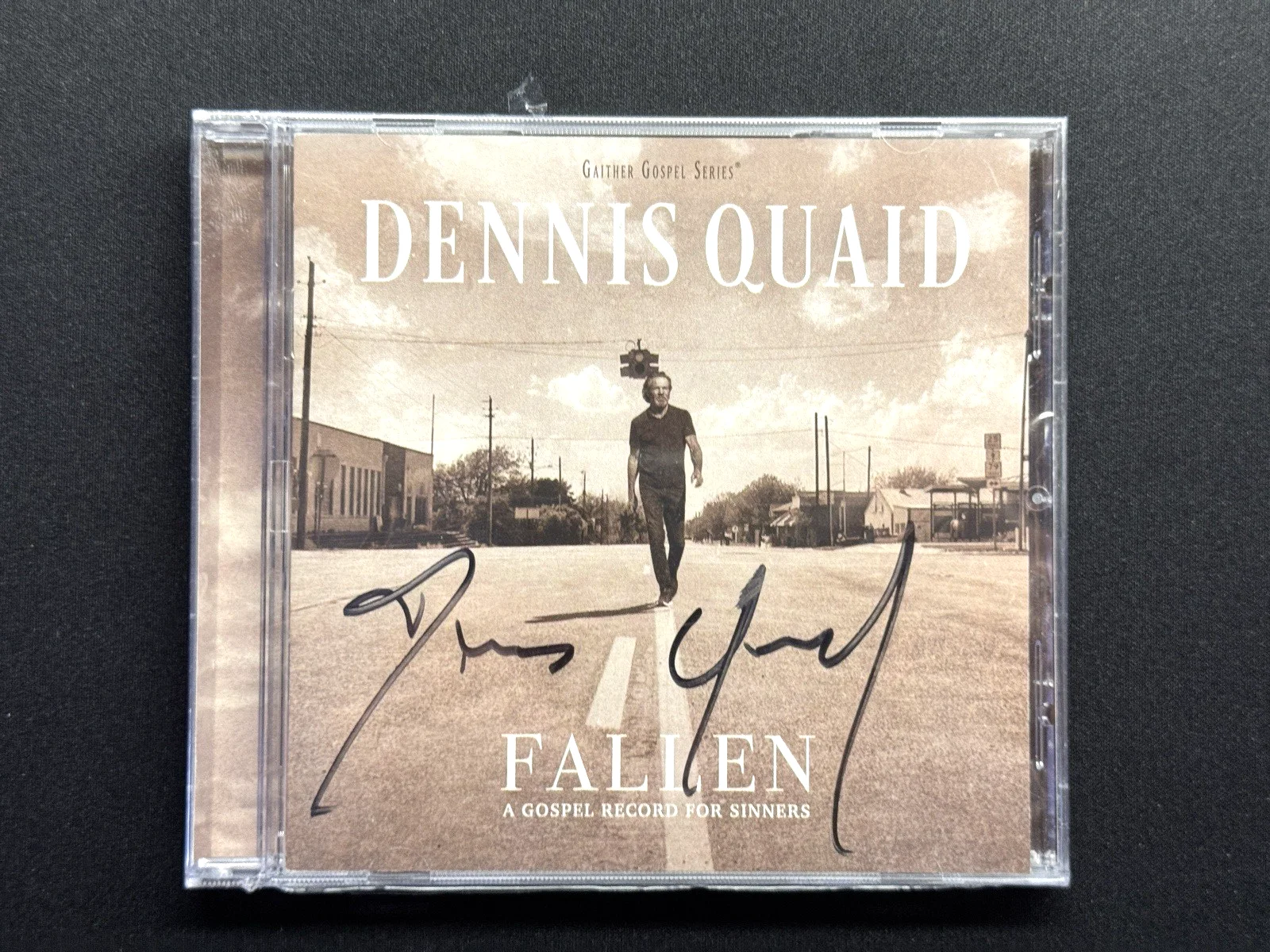 DENNIS QUAID Signed Autograph FALLEN A Gospel Record for Sinners CD Actor, image 3