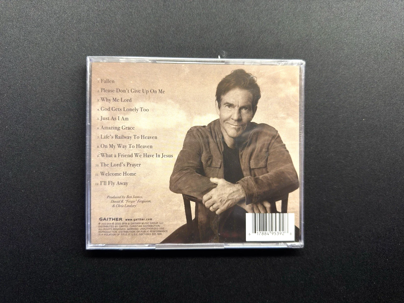 DENNIS QUAID Signed Autograph FALLEN A Gospel Record for Sinners CD Actor, image 4