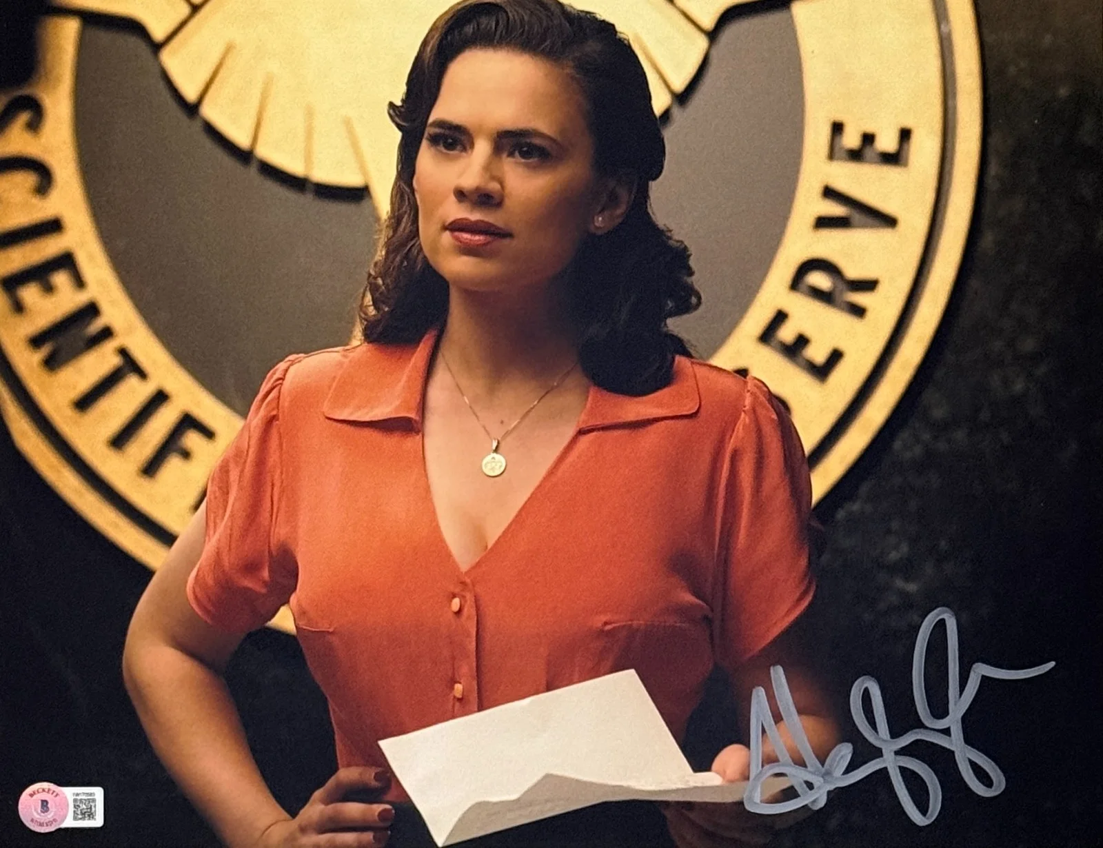 Hayley Atwell — Hayley Atwell Signed 11x14 Agent Carter Photo BAS Beckett Witnessed