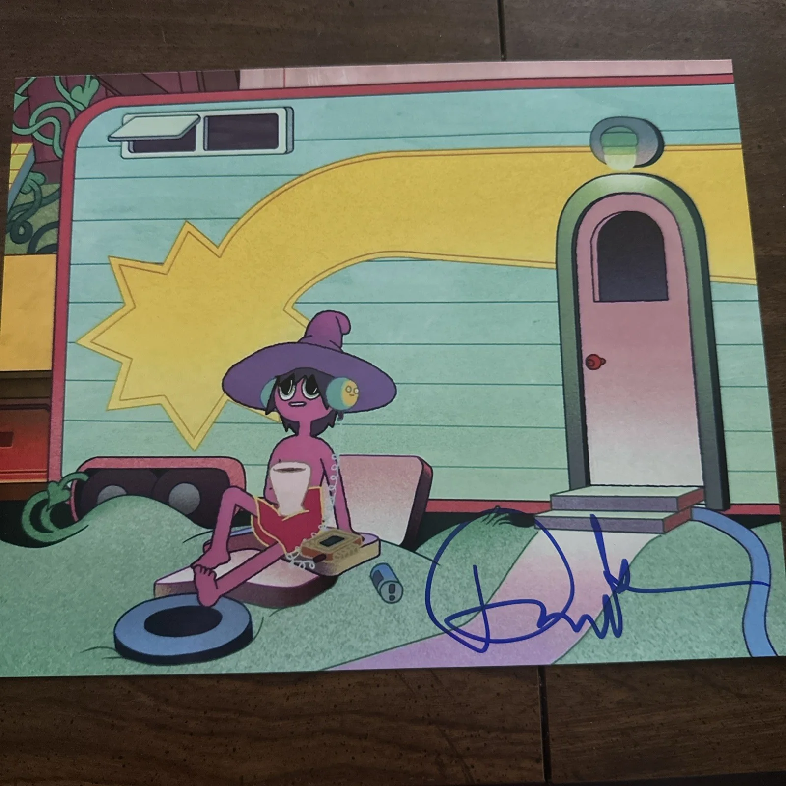 Duncan Trussell — DUNCAN TRUSSELL SIGNED THE MIDNIGHT GOSPEL CLANCY 8x10 PHOTO Proof