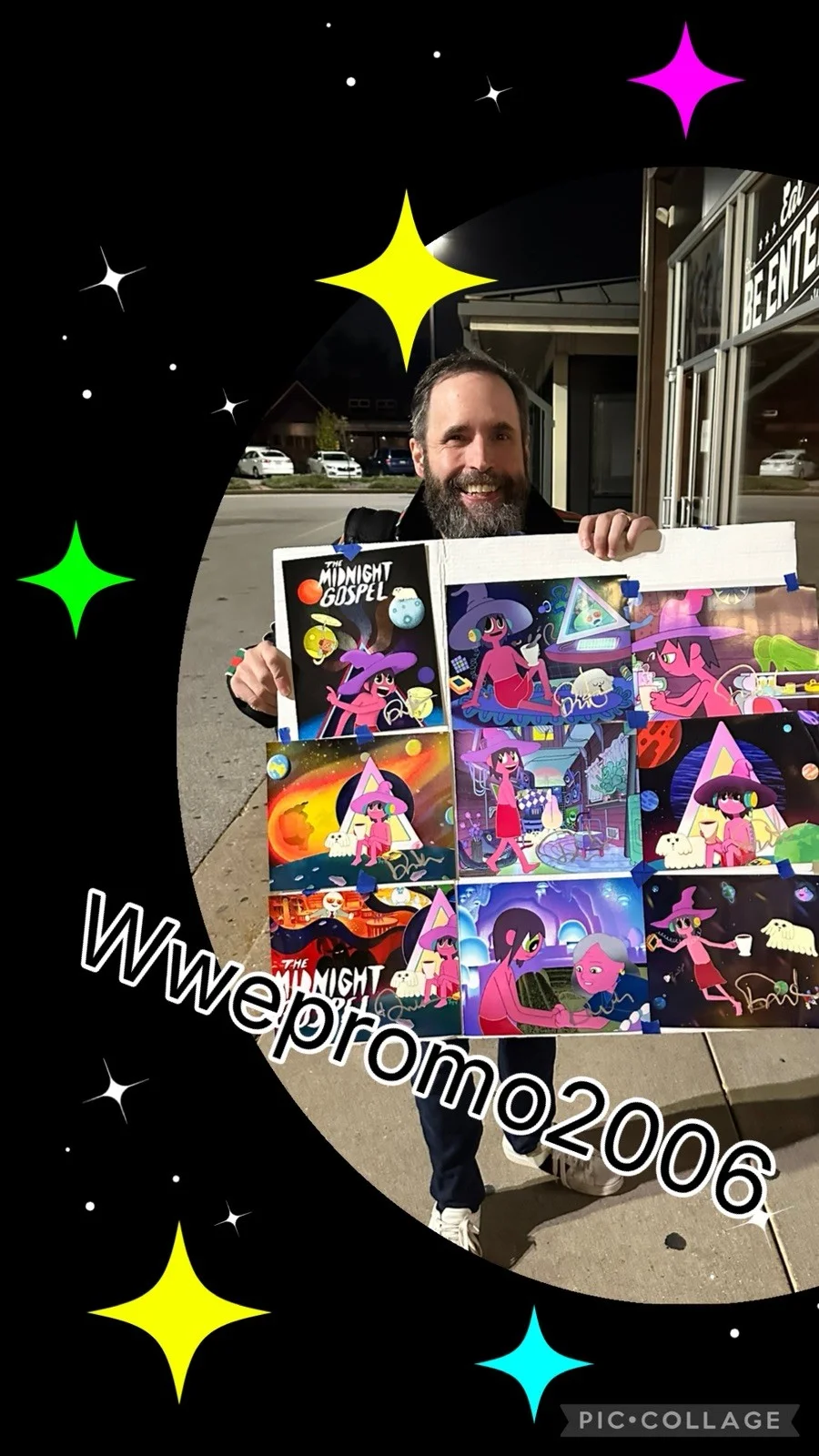 Duncan Trussell — DUNCAN TRUSSELL SIGNED THE MIDNIGHT GOSPEL CLANCY 8x10 PHOTO Proof, image 2