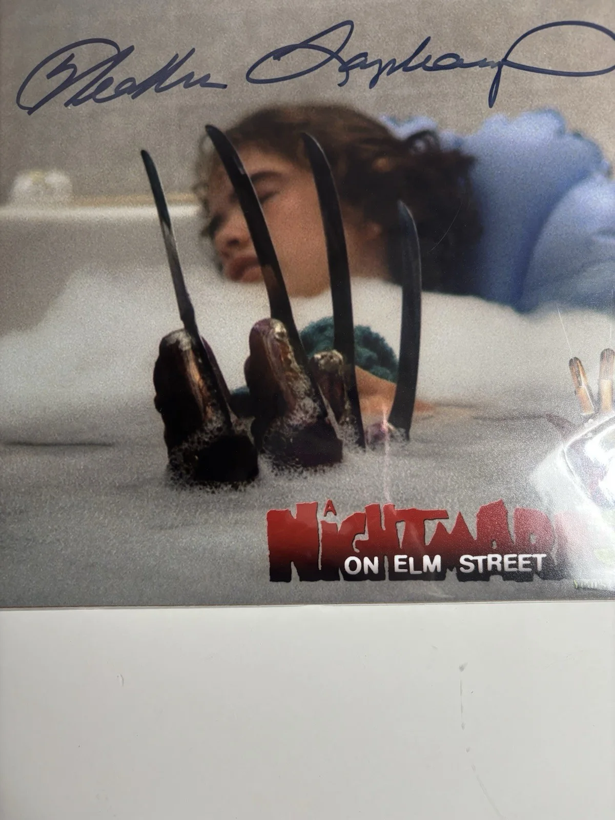 Nightmare On Elm Street Bath Tub Print Signed By Heather Langenkamp, изображение 2