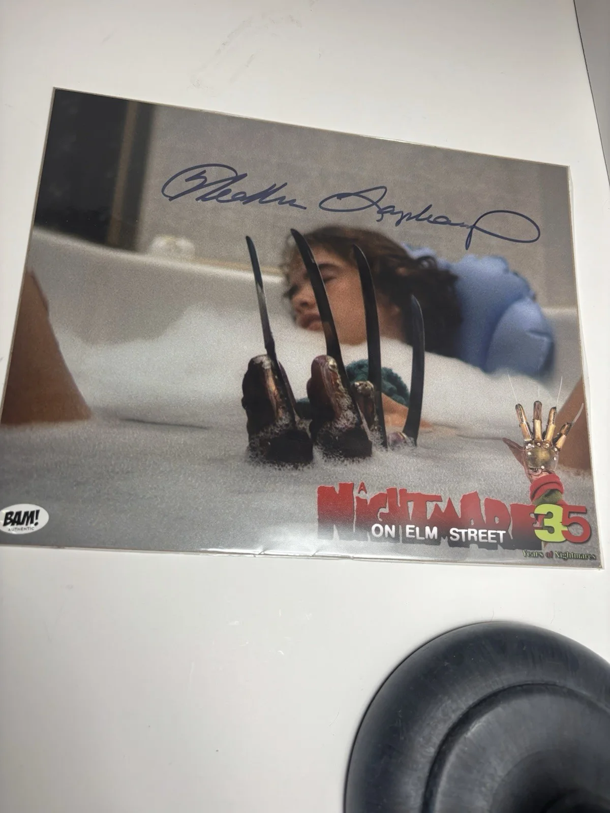 Nightmare On Elm Street Bath Tub Print Signed By Heather Langenkamp, изображение 5