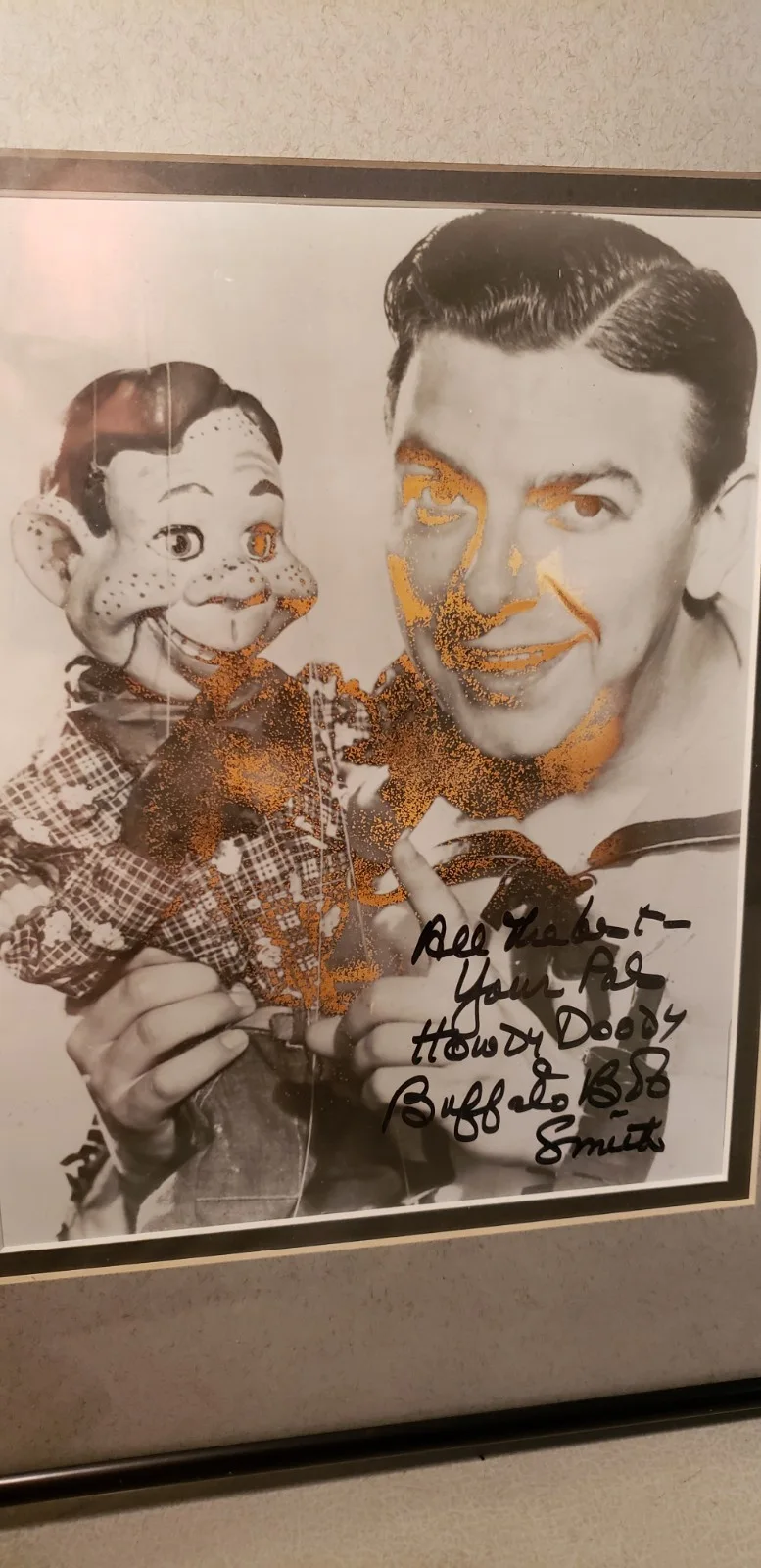 Buffalo Bob Smith — Buffalo Bob Smith host Howdy Doody Show TV autographed COA Glen Fortune Banse, изображение 2