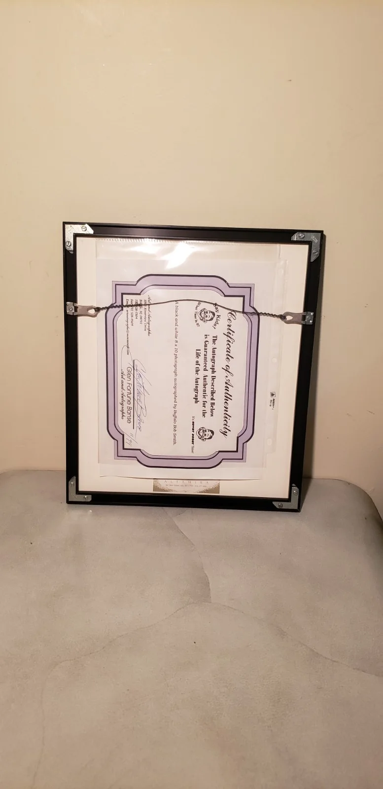 Buffalo Bob Smith — Buffalo Bob Smith host Howdy Doody Show TV autographed COA Glen Fortune Banse, изображение 4