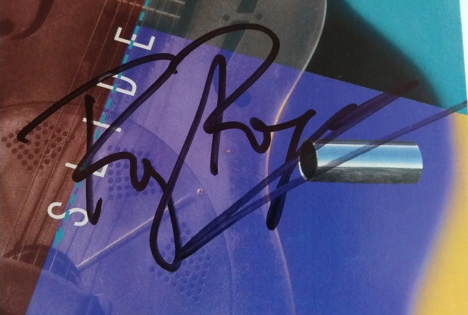 roy rogers - slide zone - signed - autographed - compact disc, изображение 2