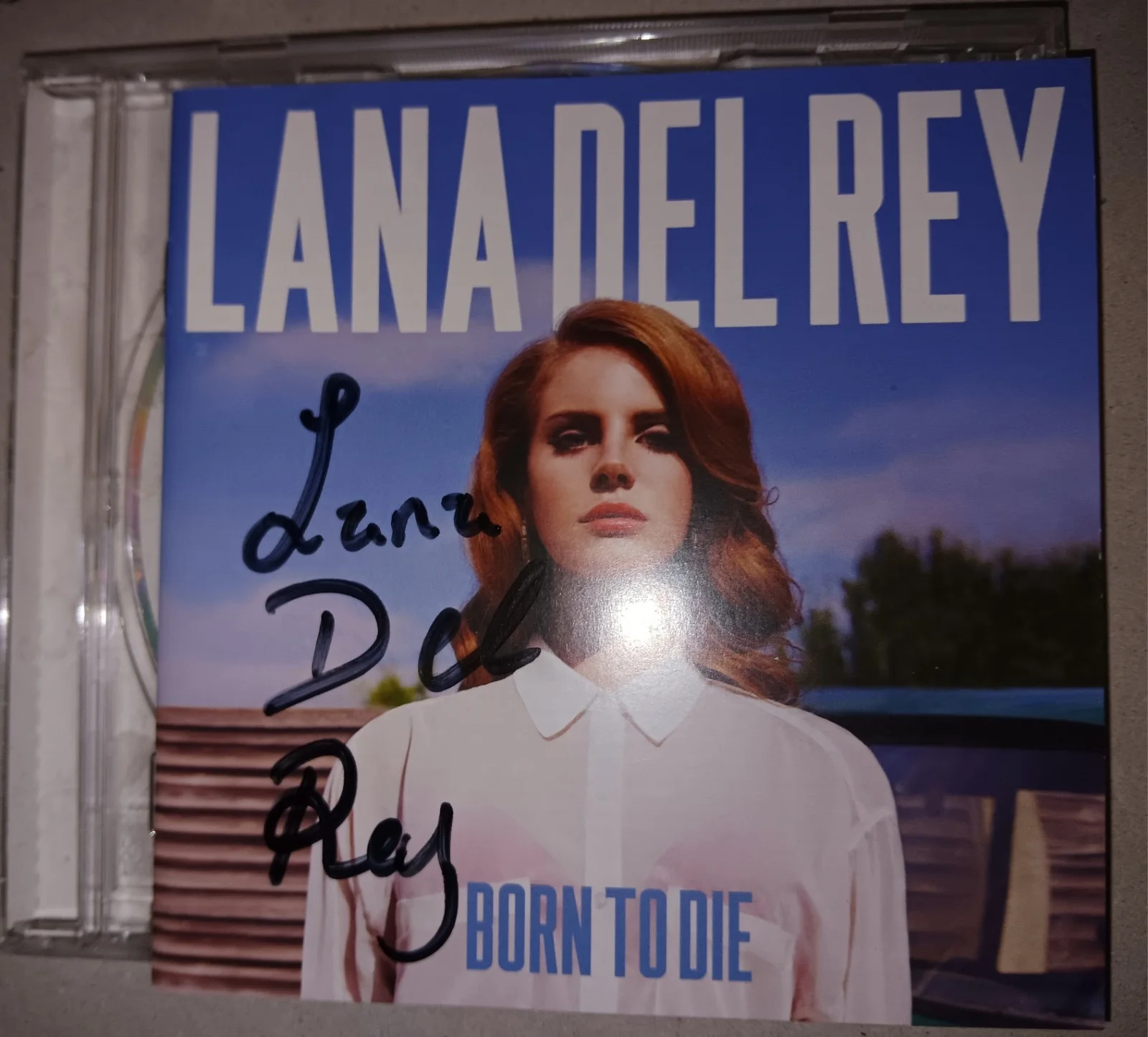 Lana Del Rey SIGNED CD Born to Die Autograph Record Album Did You Know Honeymoon, изображение 2