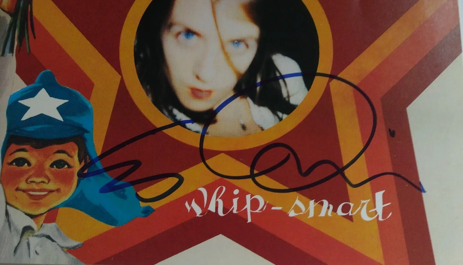 liz phair - whip smart - signed - autographed - compact disc, image 2
