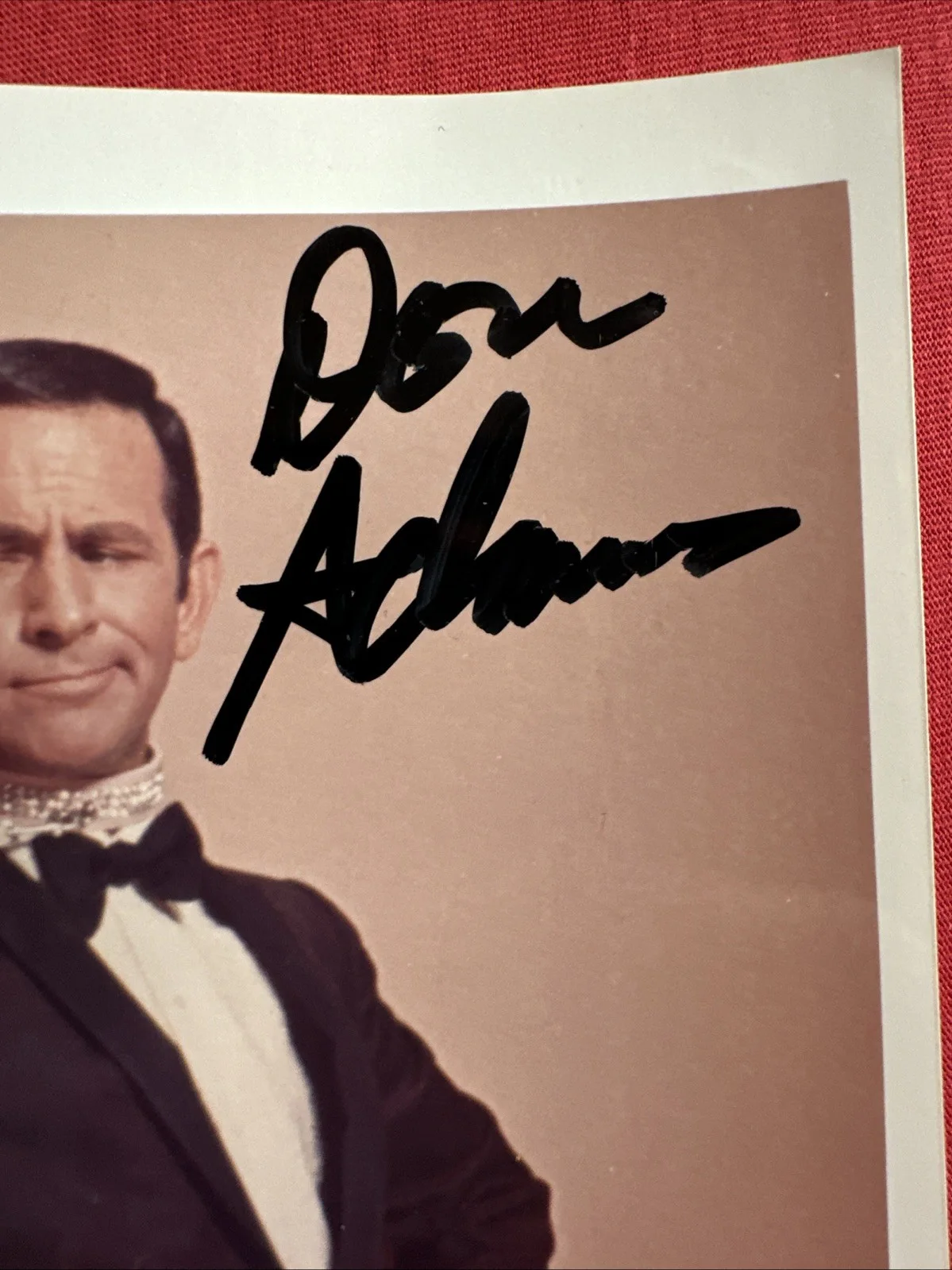 Don Adams — Don Adams autograph Get Smart 8 X 10 Psa, image 2