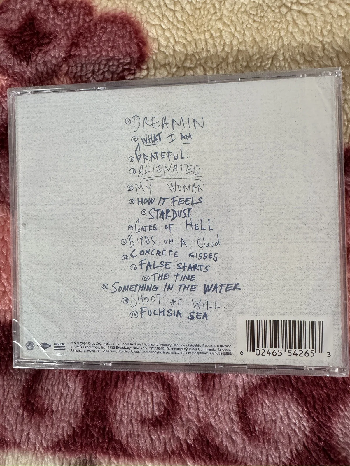 Zayn Room Under the Stairs Signed CD, image 2