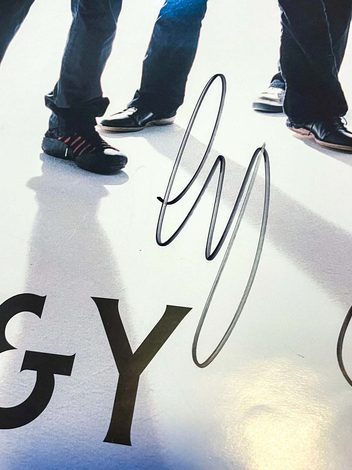 Chris Martin Jonny Guy Will BAND Signed COLDPLAY X&Y 18x24 Poster JSA Parachutes, image 4