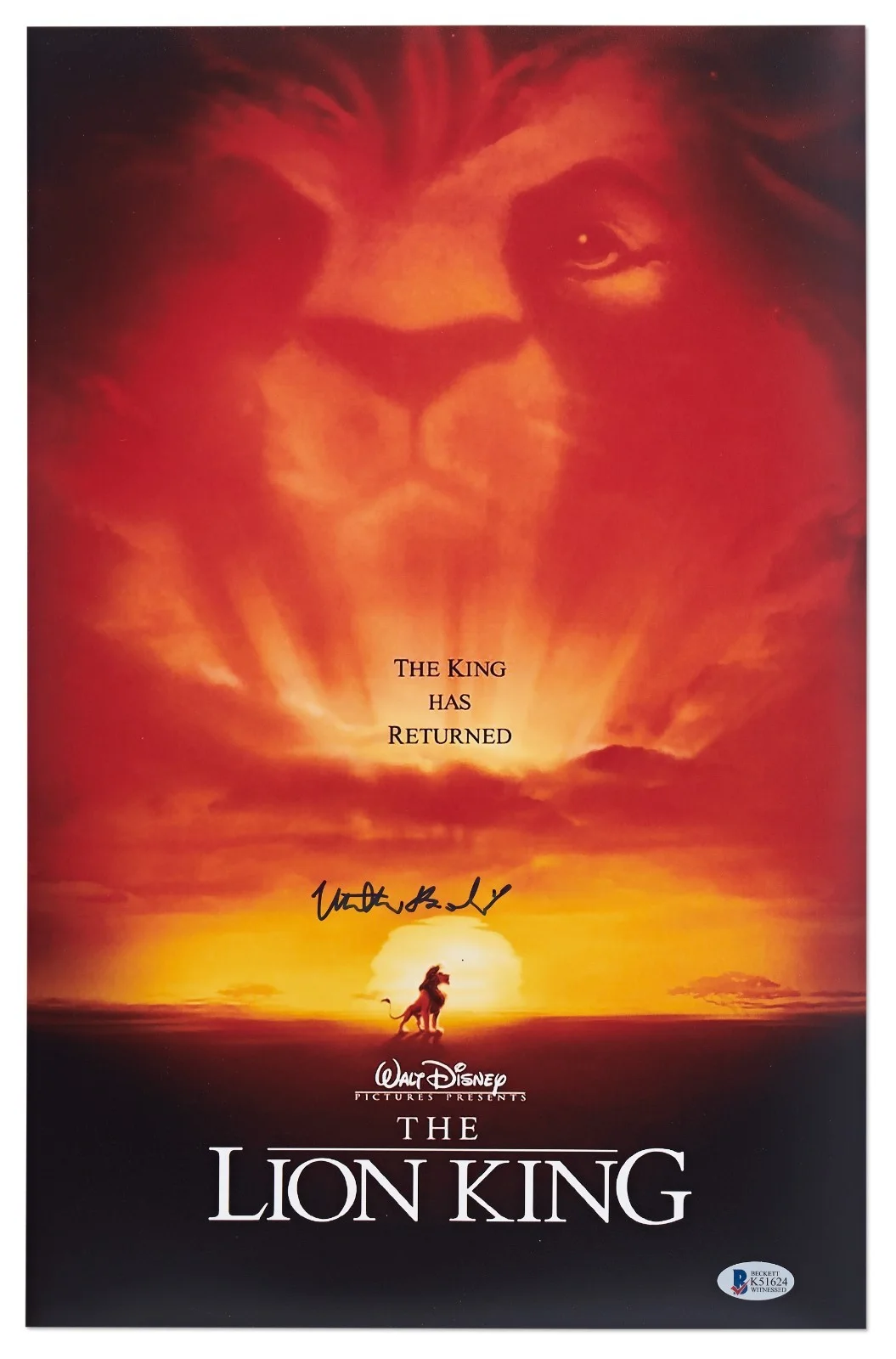 Matthew Broderick Signed "Lion King" Poster w/Beckett, image 2