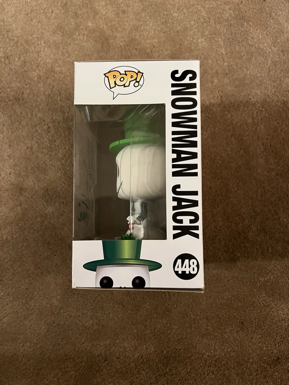 Chris Sarandon Autographed Snowman Jack Funko Pop 448 Inscription Disney, изображение 2