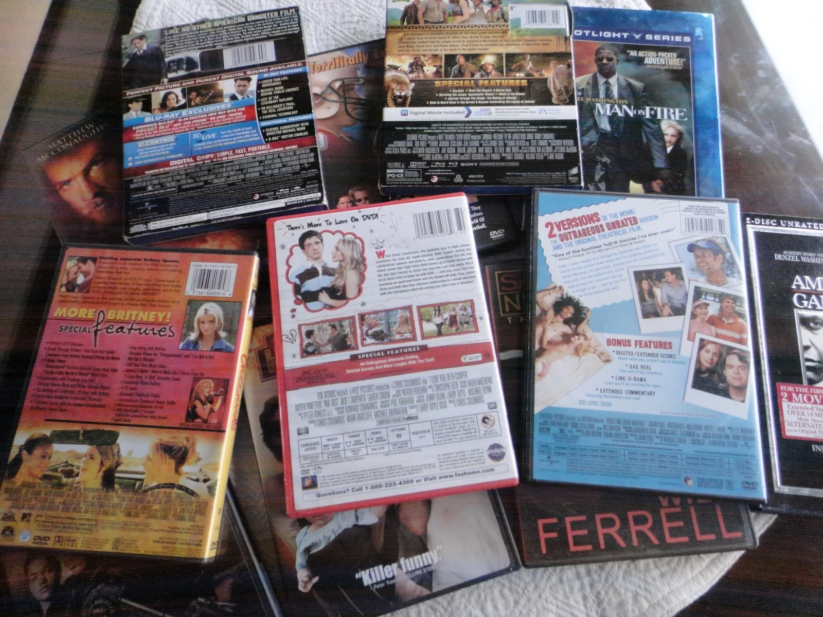 15 DVD LOT ORIGINAL BOXES HANGOVER AM. GANGSTER DENZEL CAAN FAVORITES READ VG, изображение 5