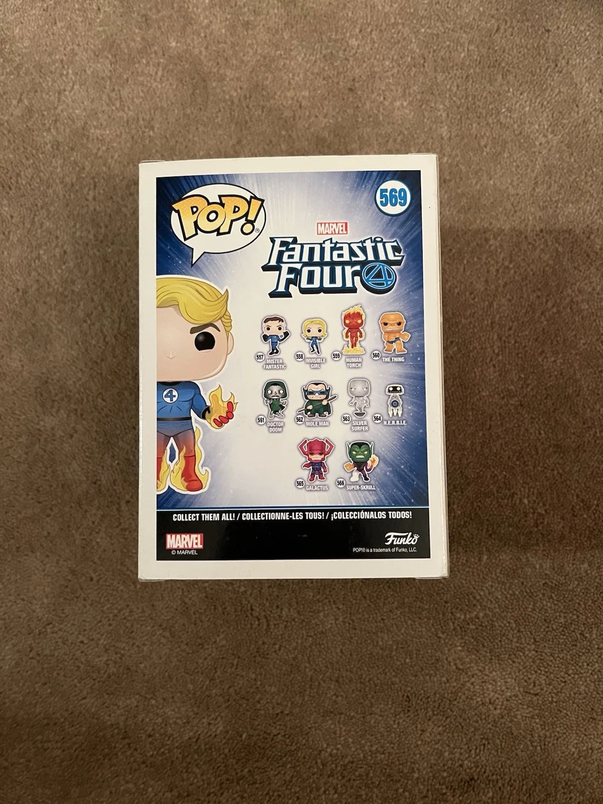 Brian Austin Green Autographed Funko Pop Human Torch Fantastic Four, изображение 3