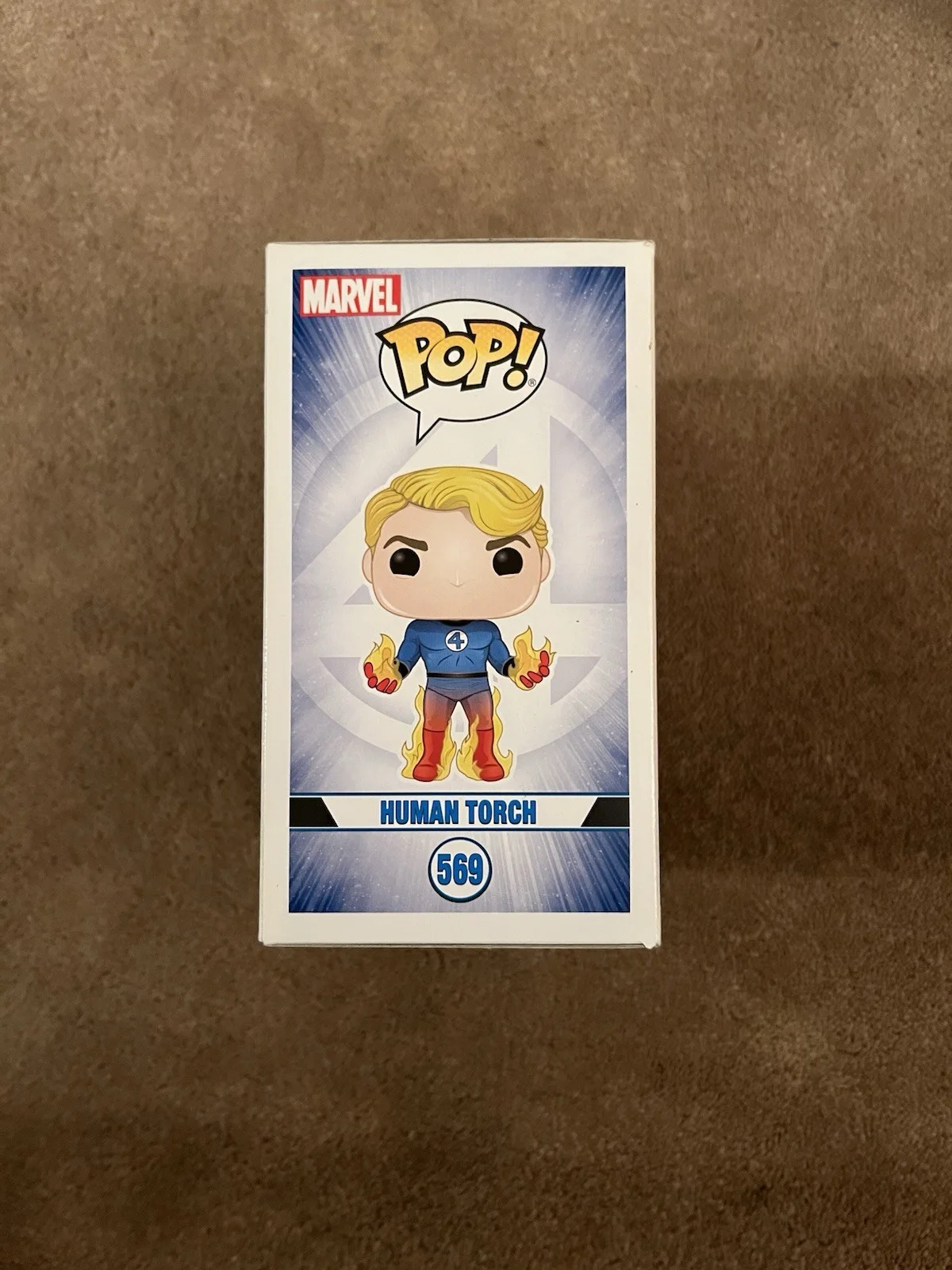 Brian Austin Green Autographed Funko Pop Human Torch Fantastic Four, изображение 4