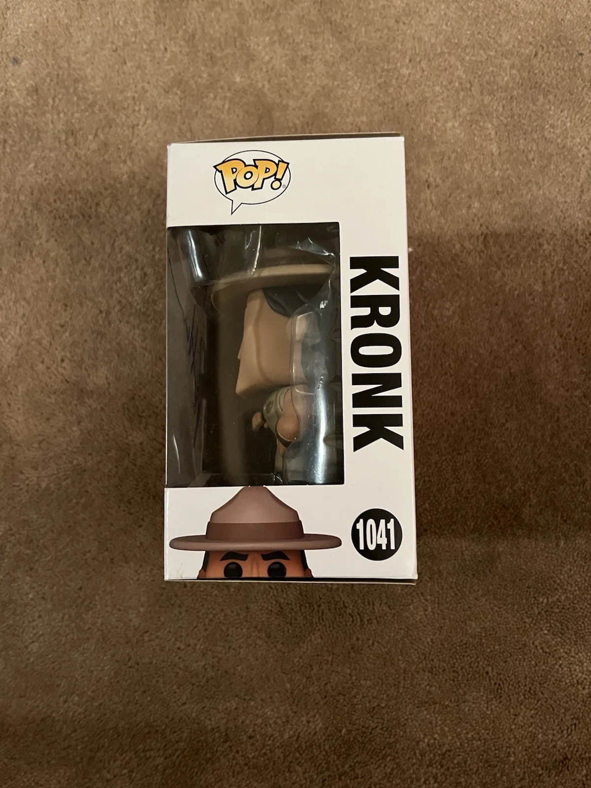 Patrick Warburton Autographed Funko Pop Kronk Disney, image 2