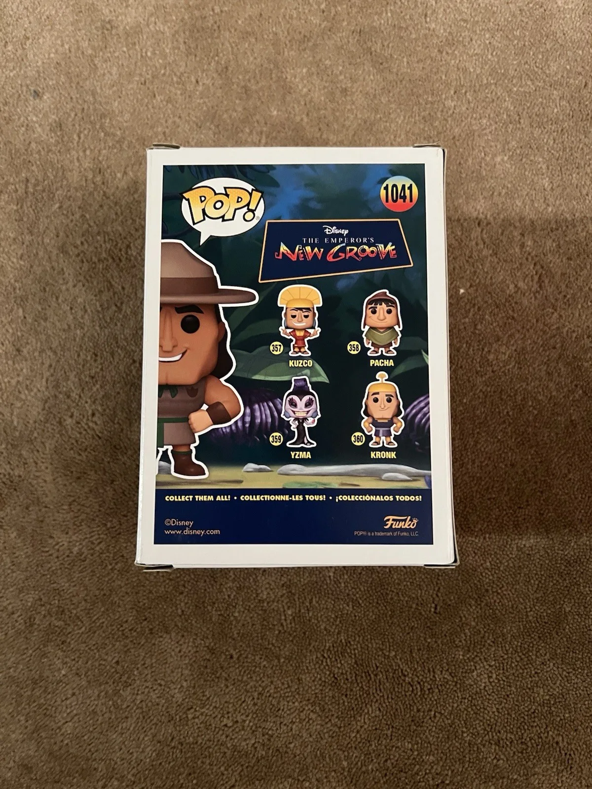 Patrick Warburton Autographed Funko Pop Kronk Disney, image 3
