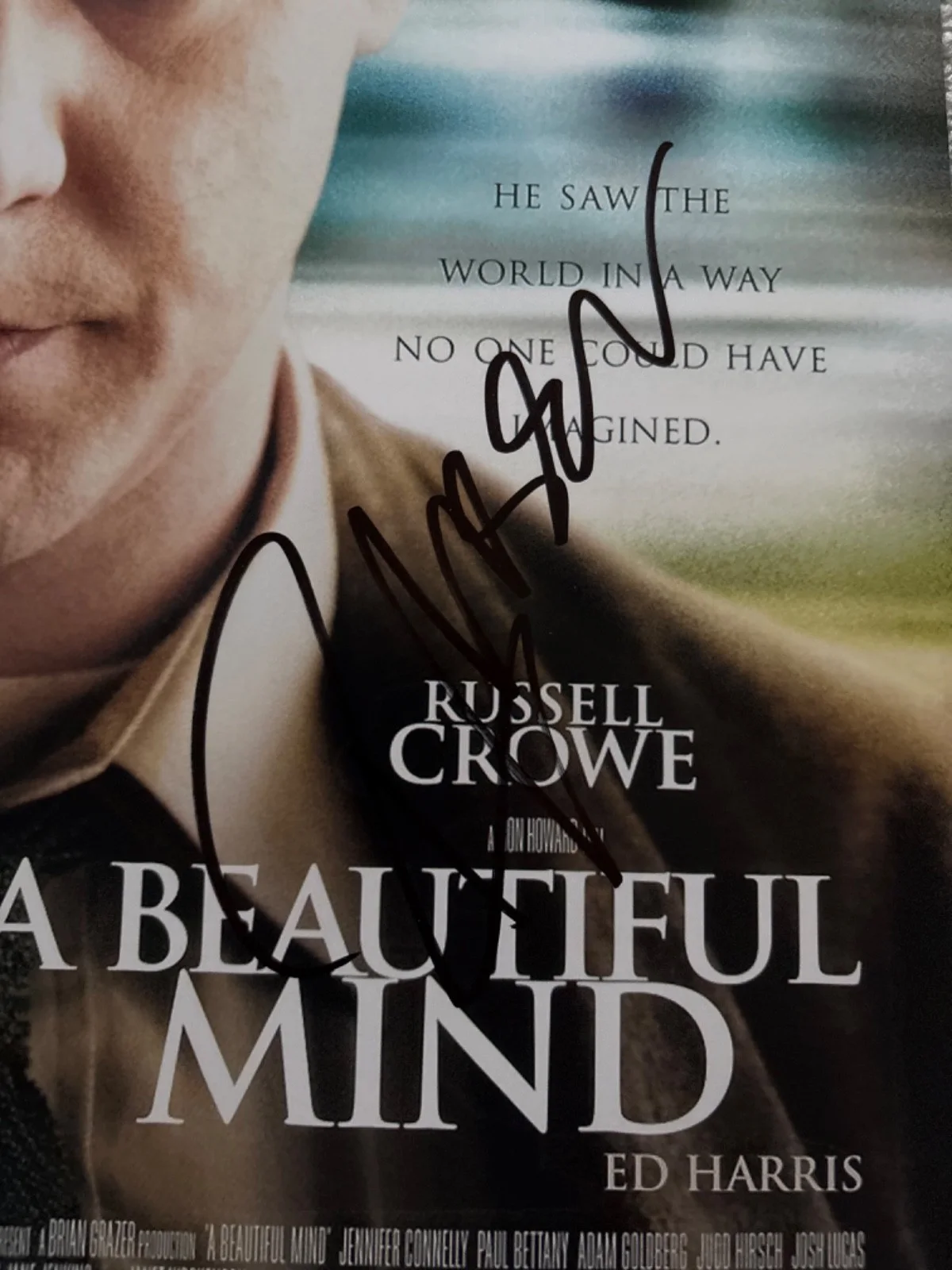 Russell Crowe — Russell Crowe signed photo 12X18 exact proof JSA COA autograph A Beautiful Mind, изображение 3