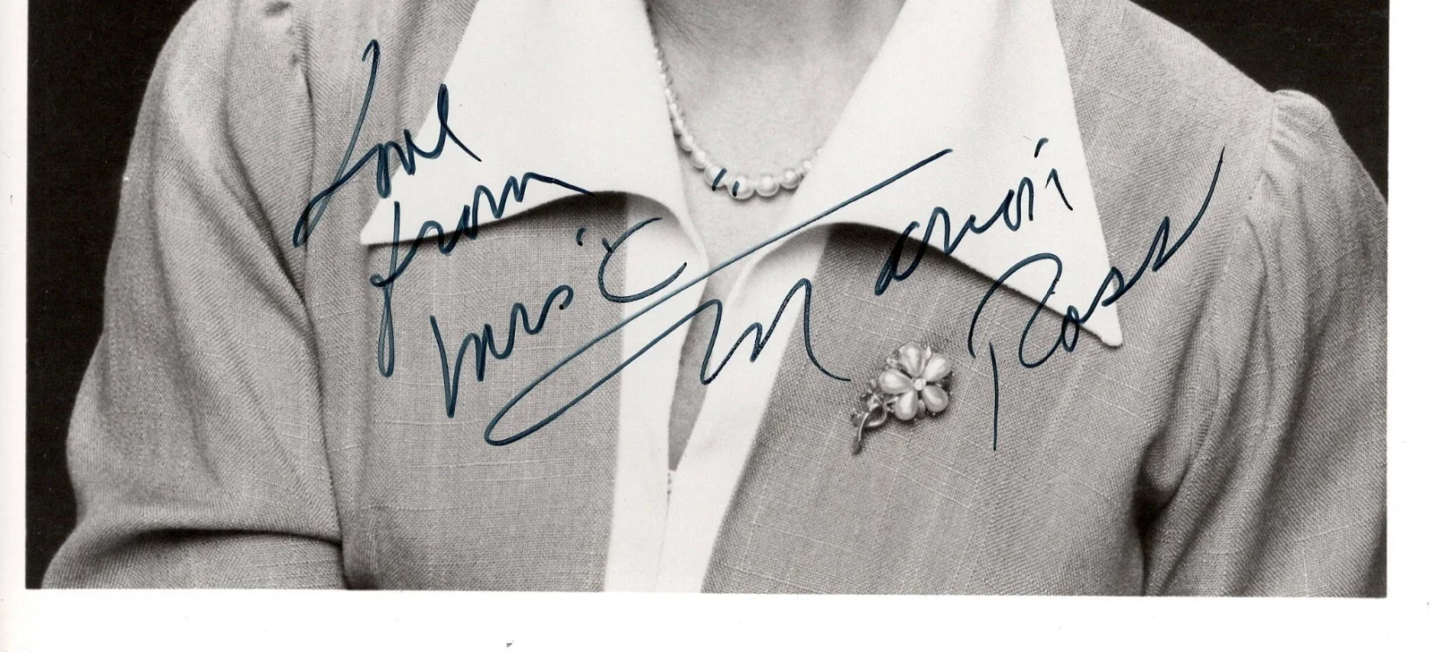 Marion Ross — Marion Ross Signed Vintage 9x7 B&W Happy Days Photo - JSA Authentication, изображение 2