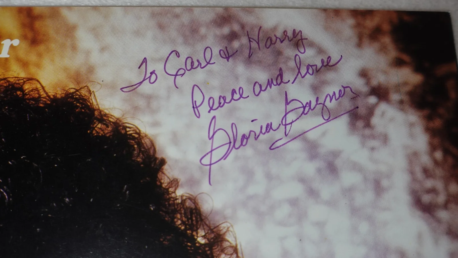 Gloria Gaynor SIGNED Linwood Simon Management Original Promotional Photo, изображение 2