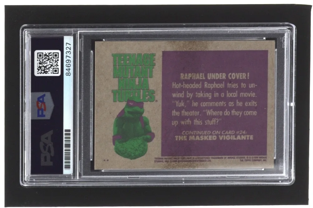 Vanilla Ice Signed 1990 Teenage Mutant Ninja Turtles Movie #23 Raphael (PSA), изображение 2