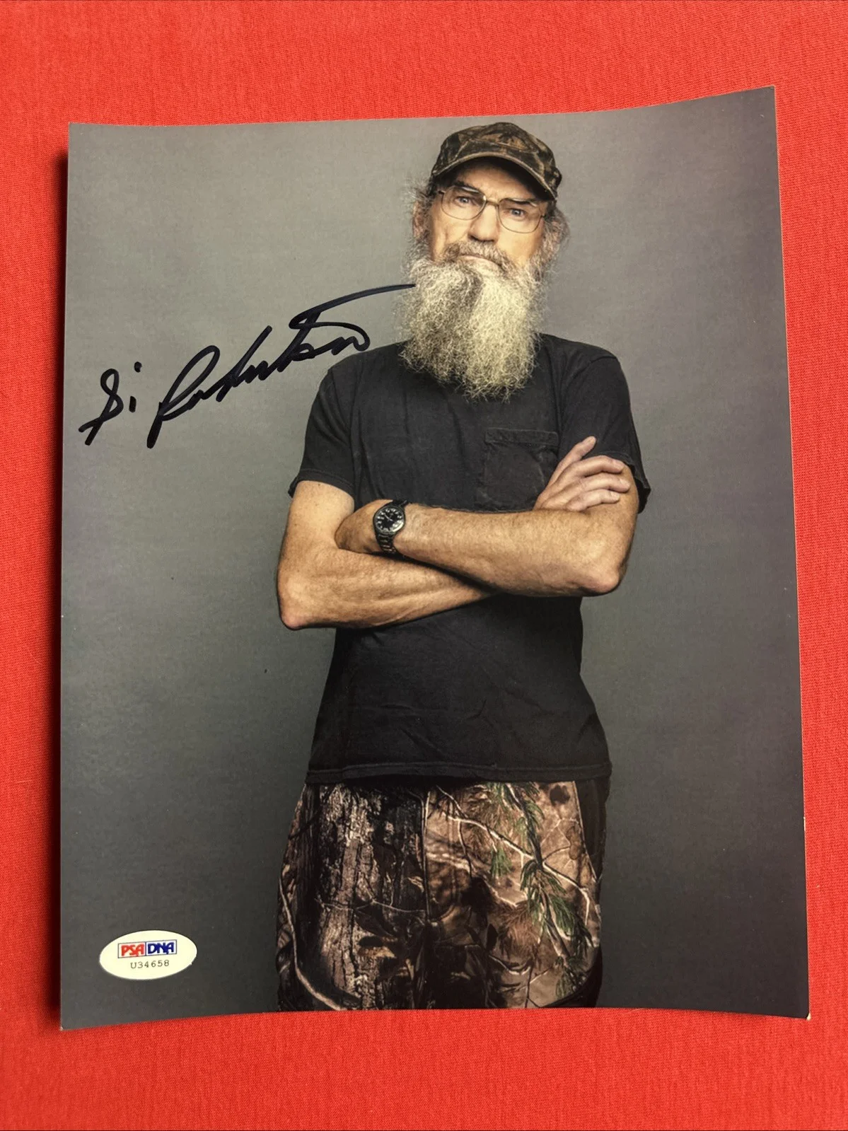 Si Robertson — Si Robertson Duck Dynasty 8 X 10 Autograph Psa, image 5