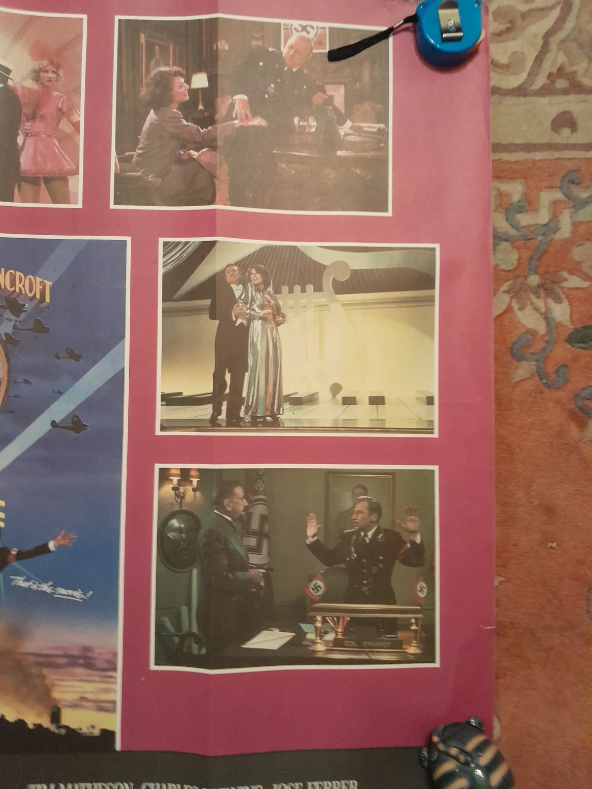 Vintage UK Quad Film Poster Mel Brooks & Ann Bancroft To Be Or Not To Be 1983, изображение 4