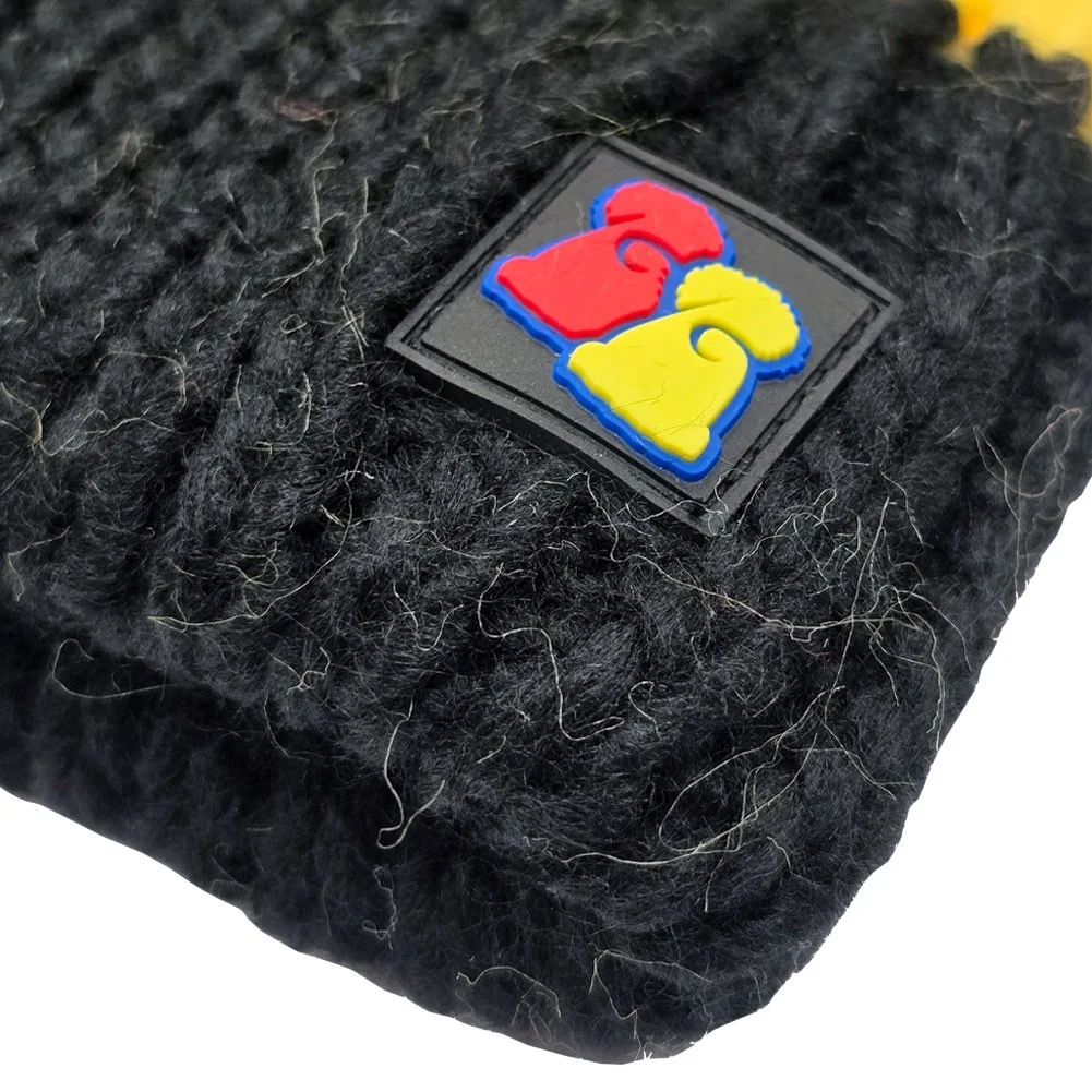 Harry Potter Luxury Big Bobble Beanie Hat Hufflepuff Official Licenced Winter, изображение 2