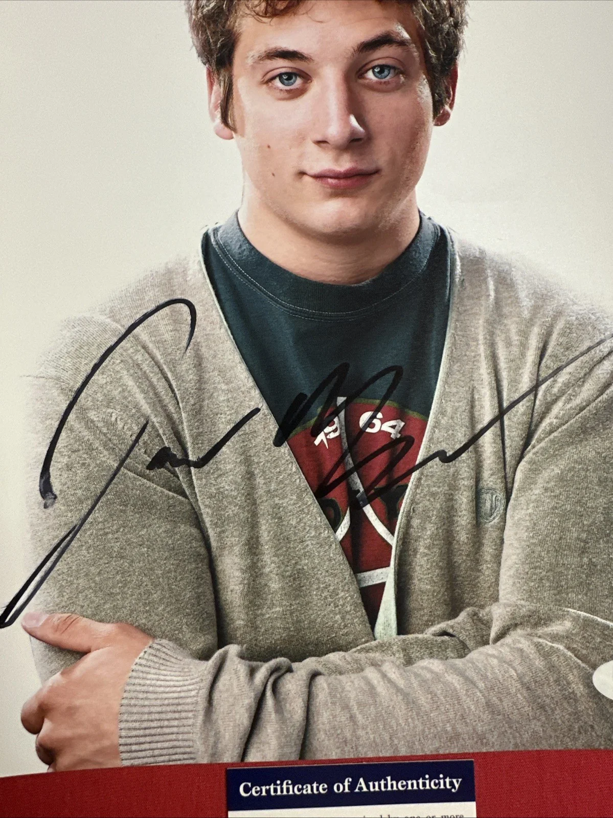 Jeremy Allen White — Jeremy Allen White - Lip - Shameless 8 X 10 Autograph Psa, изображение 2