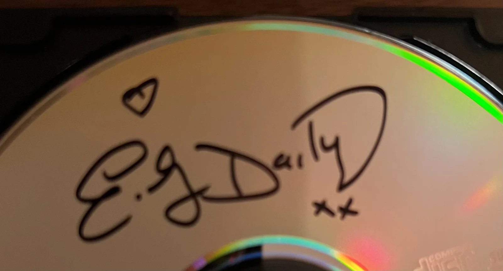 E.G. Daily - Changes Autographed Personally Burnt CD, image 3