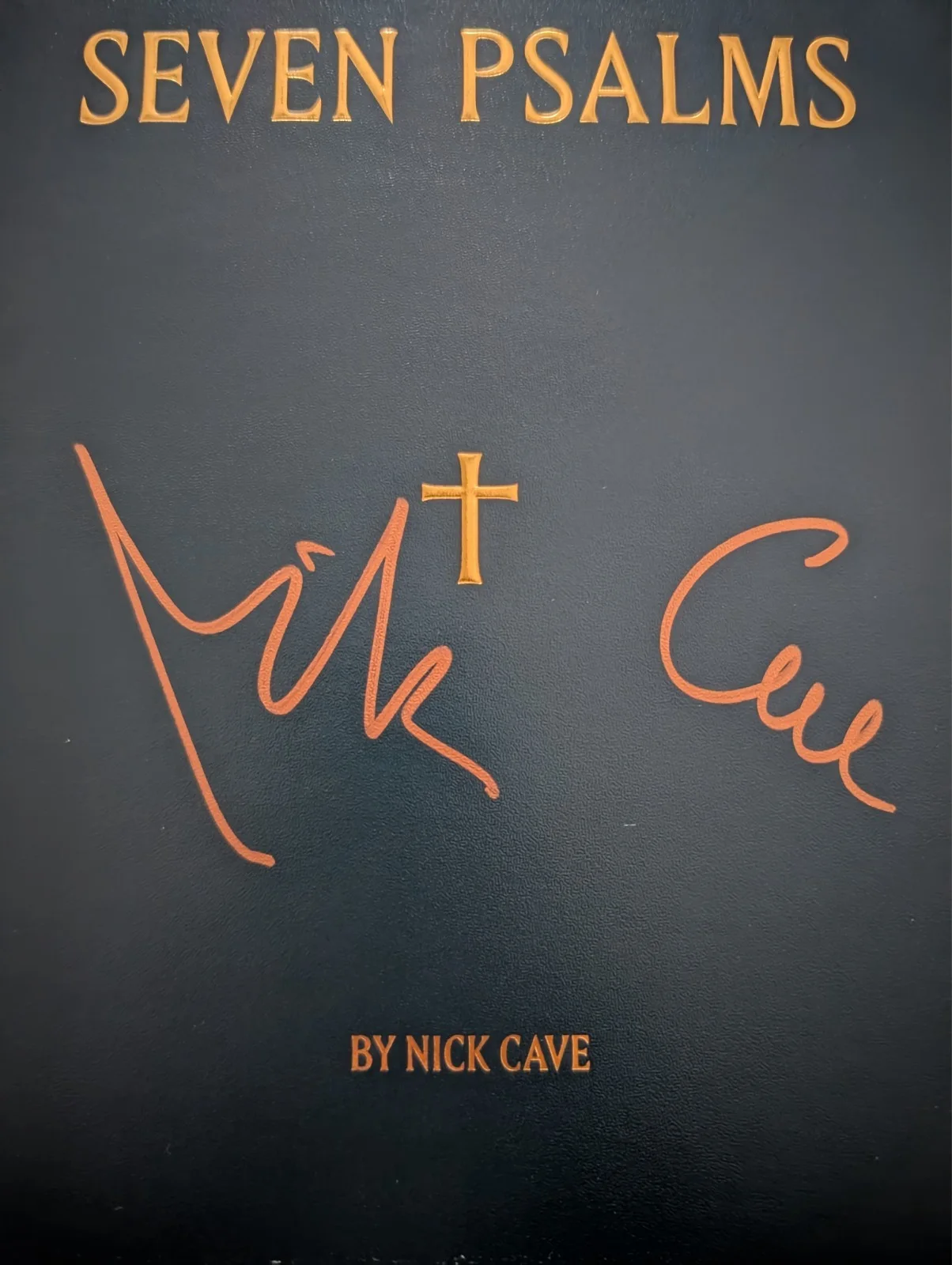NICK CAVE signed autograph SEVEN PSALMS vinyl (rare), image 2