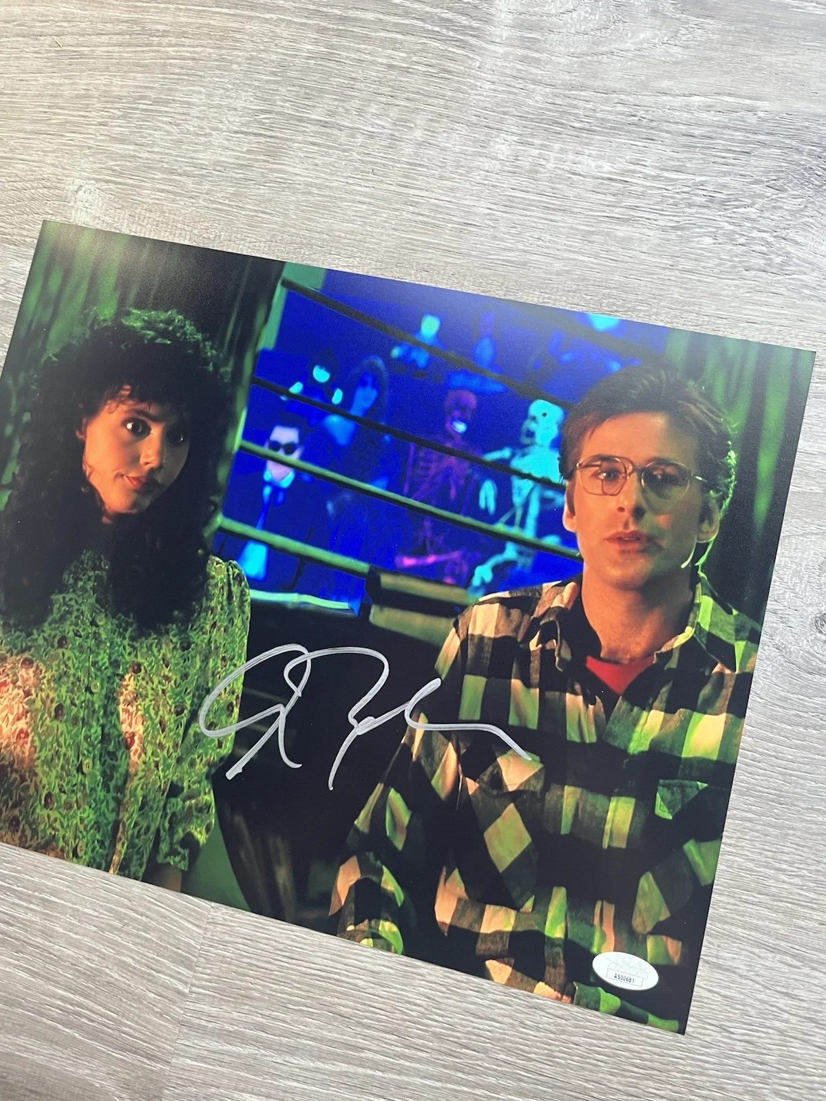 Alec Baldwin — Alec Baldwin Signed Beetlejuice 11x14 Photo JSA COA Adam Maitland Horror Auto, изображение 5