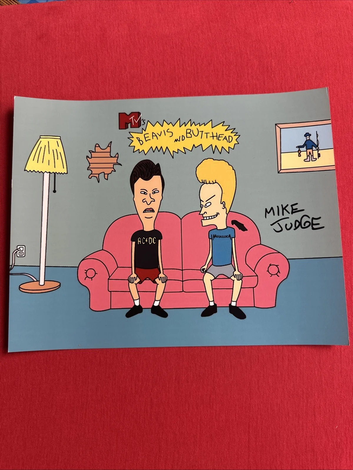 Mike Judge — Mike Judge - Beavis and Butthead - Signed - Autographed New 8x10 - Authentic, изображение 2
