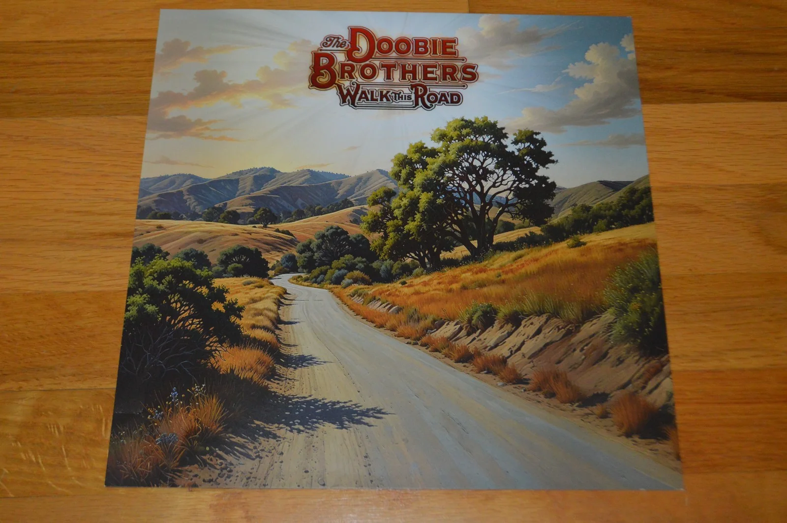 The Doobie Bothers Band Autographed "Walk This Road" 12x12 Insert with JSA COA, изображение 3