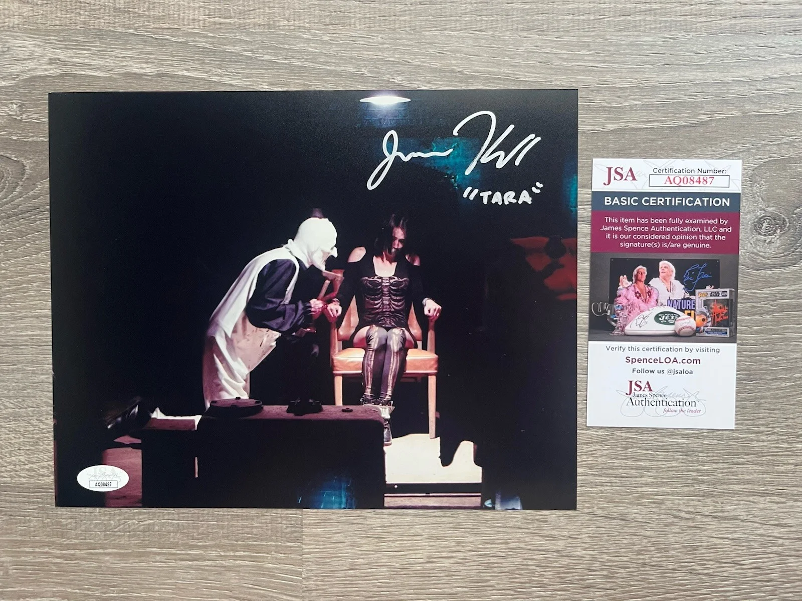 Jenna Kanell — Jenna Kanell Signed Terrifier 8x10 Photo JSA COA Tara Heyes Art The Clown